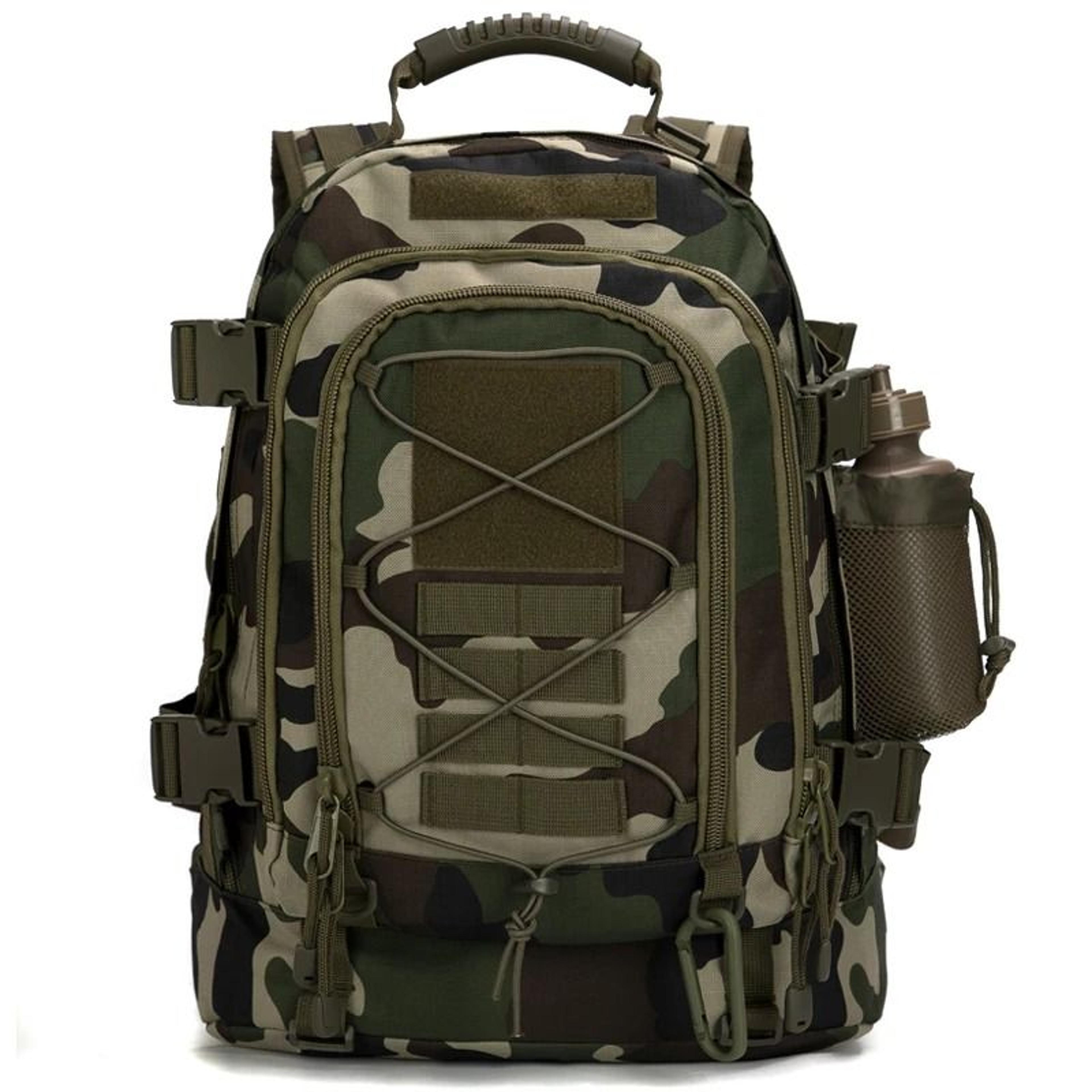 Expandable Tactical Backpack 60L Waterproof Military Travel Pack 11