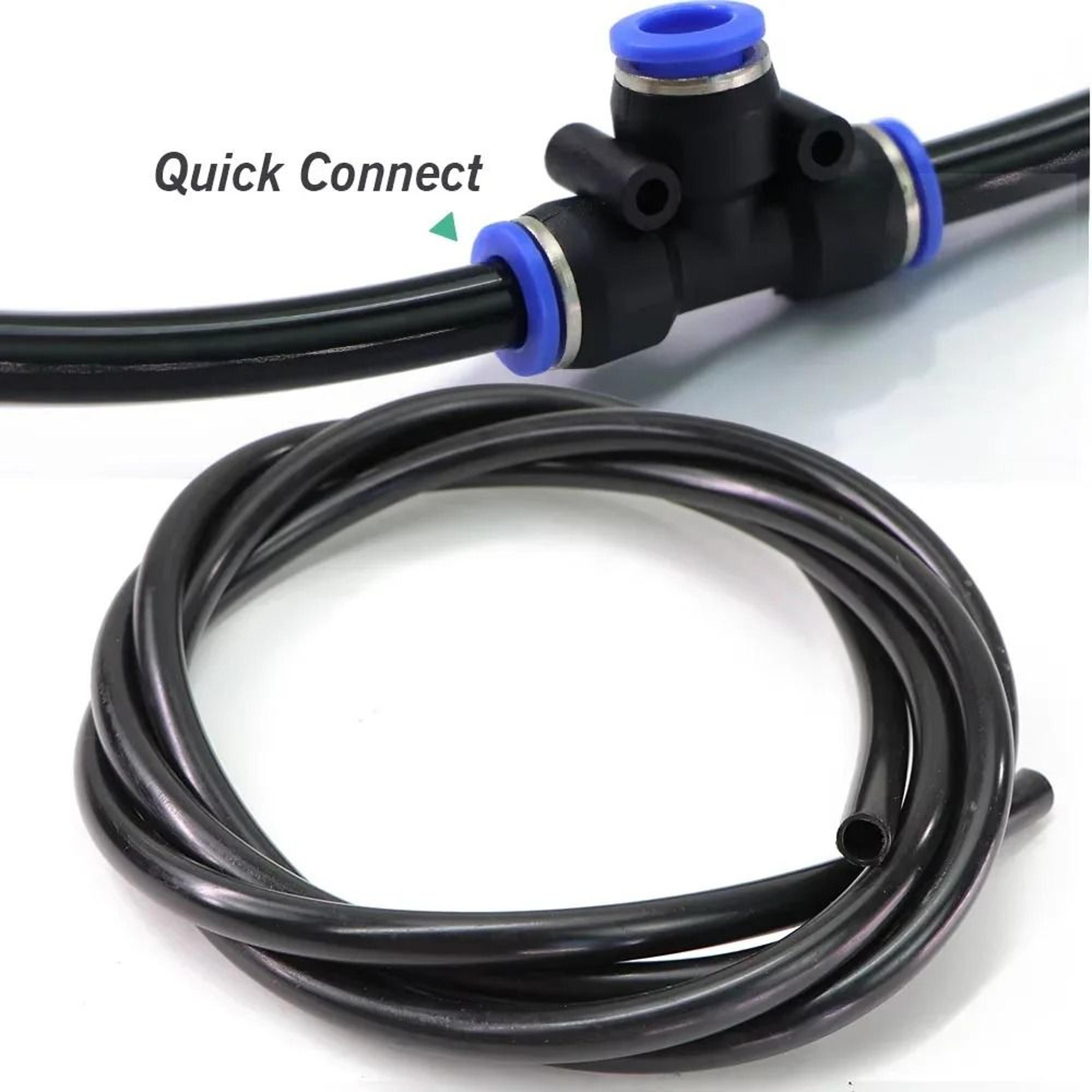 PE Garden Irrigation Hose Pressure Proof Black Watering Pipe 3