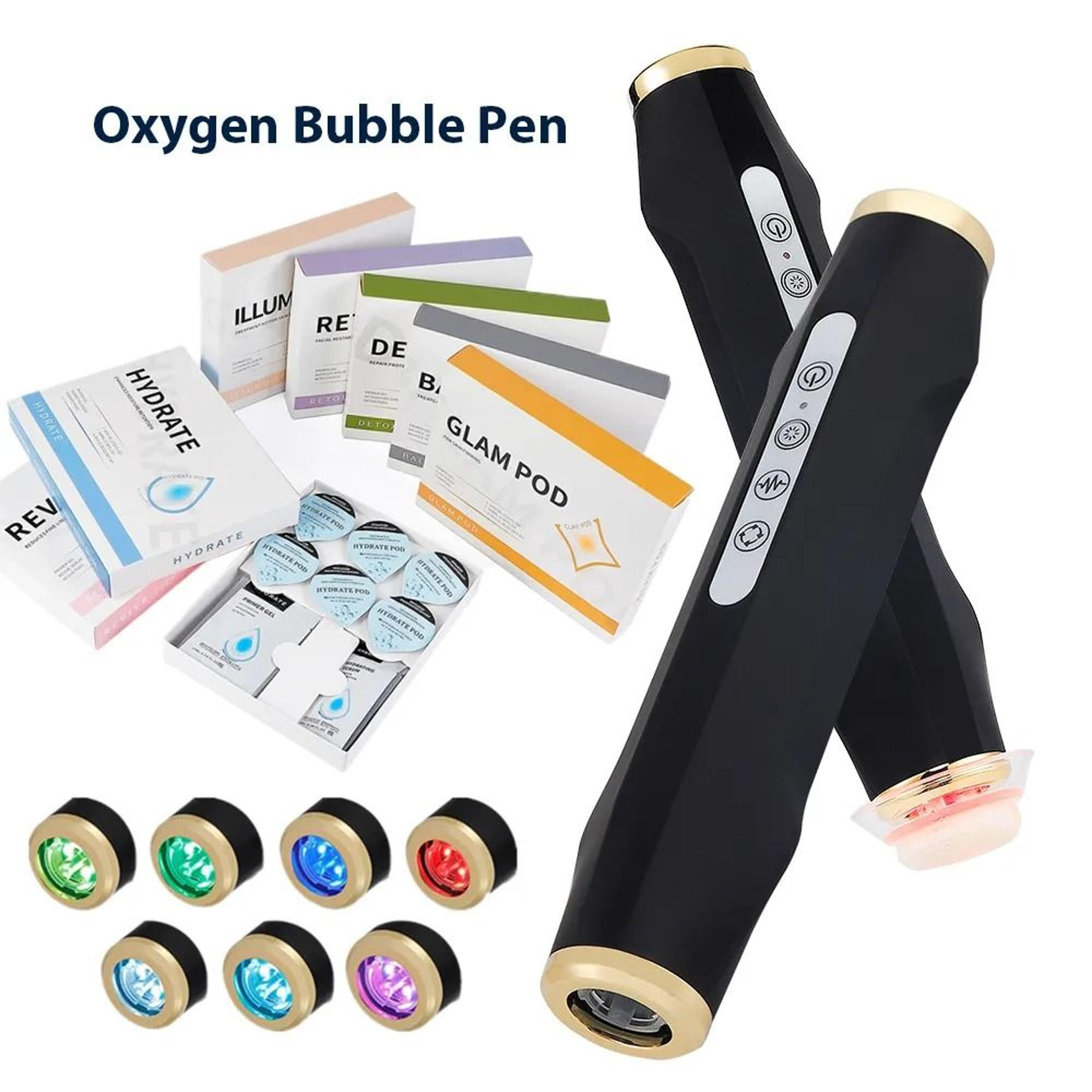 Portable Oxygen Bubble Facial Machine With CO2 Gel For Skin Care And Spa Treatments 1