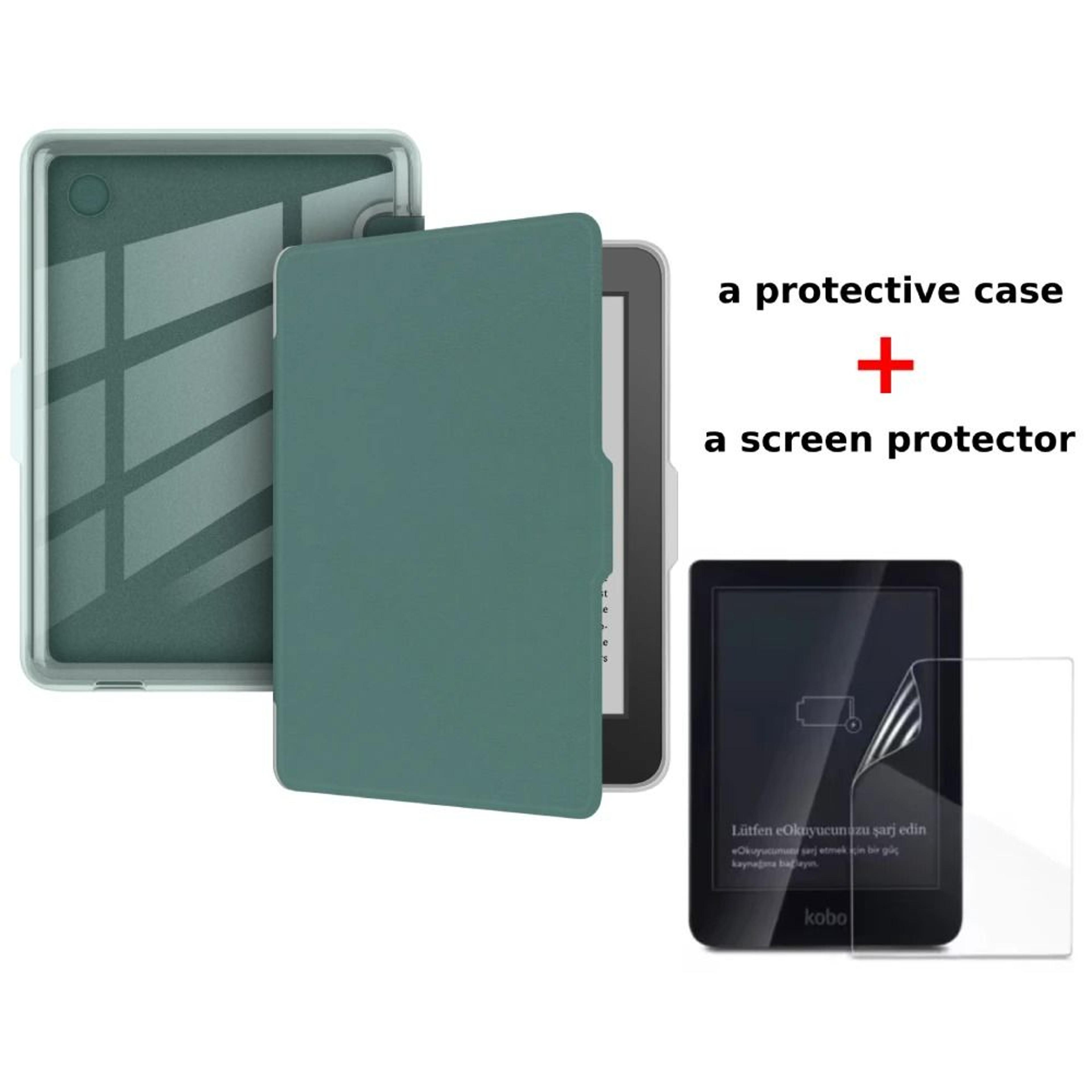 Kobo Clara BW Case With Screen Protector Auto Sleep Leather Magnetic Cover 7