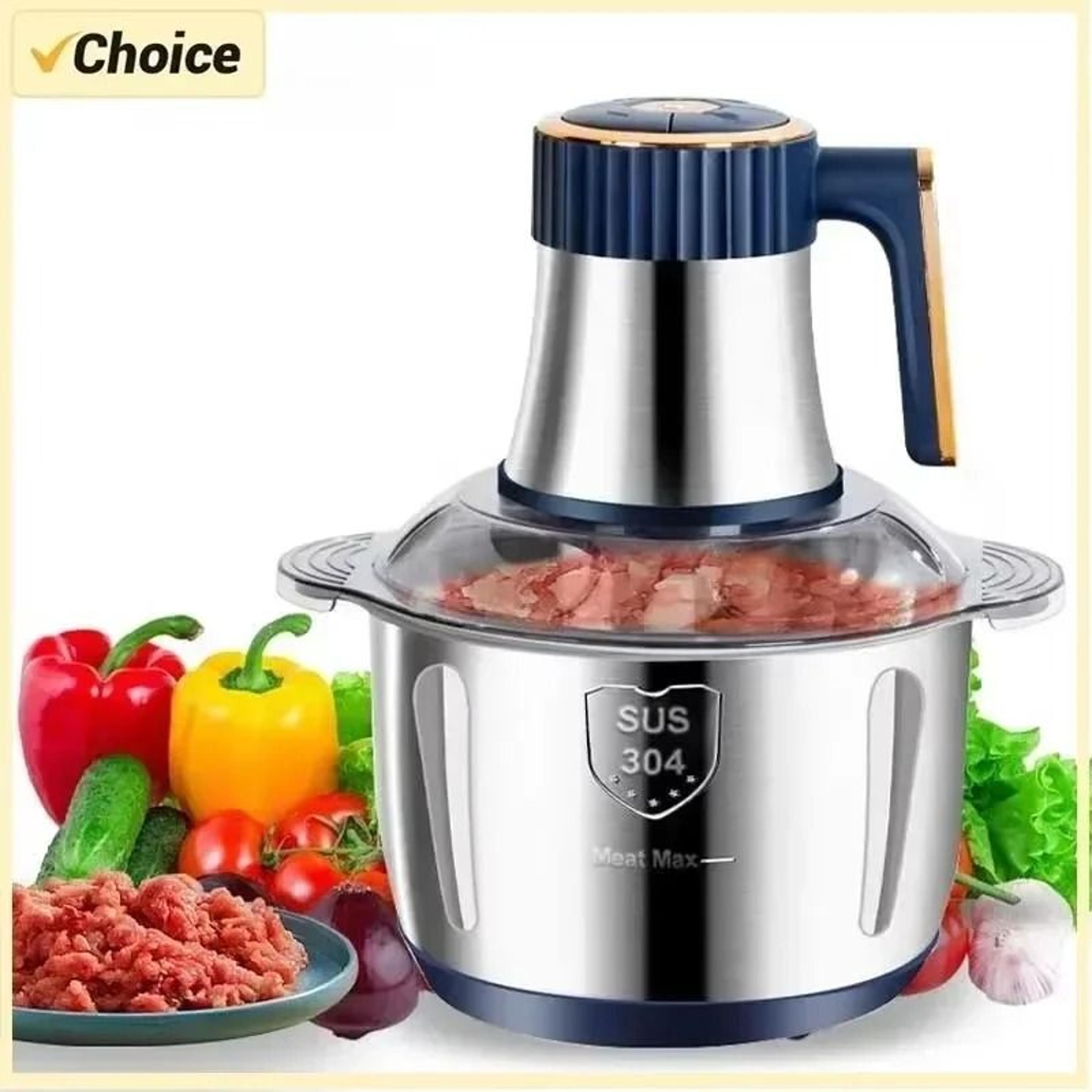 electric food chopper stainless steel 5l meat grinder and vegetable processor