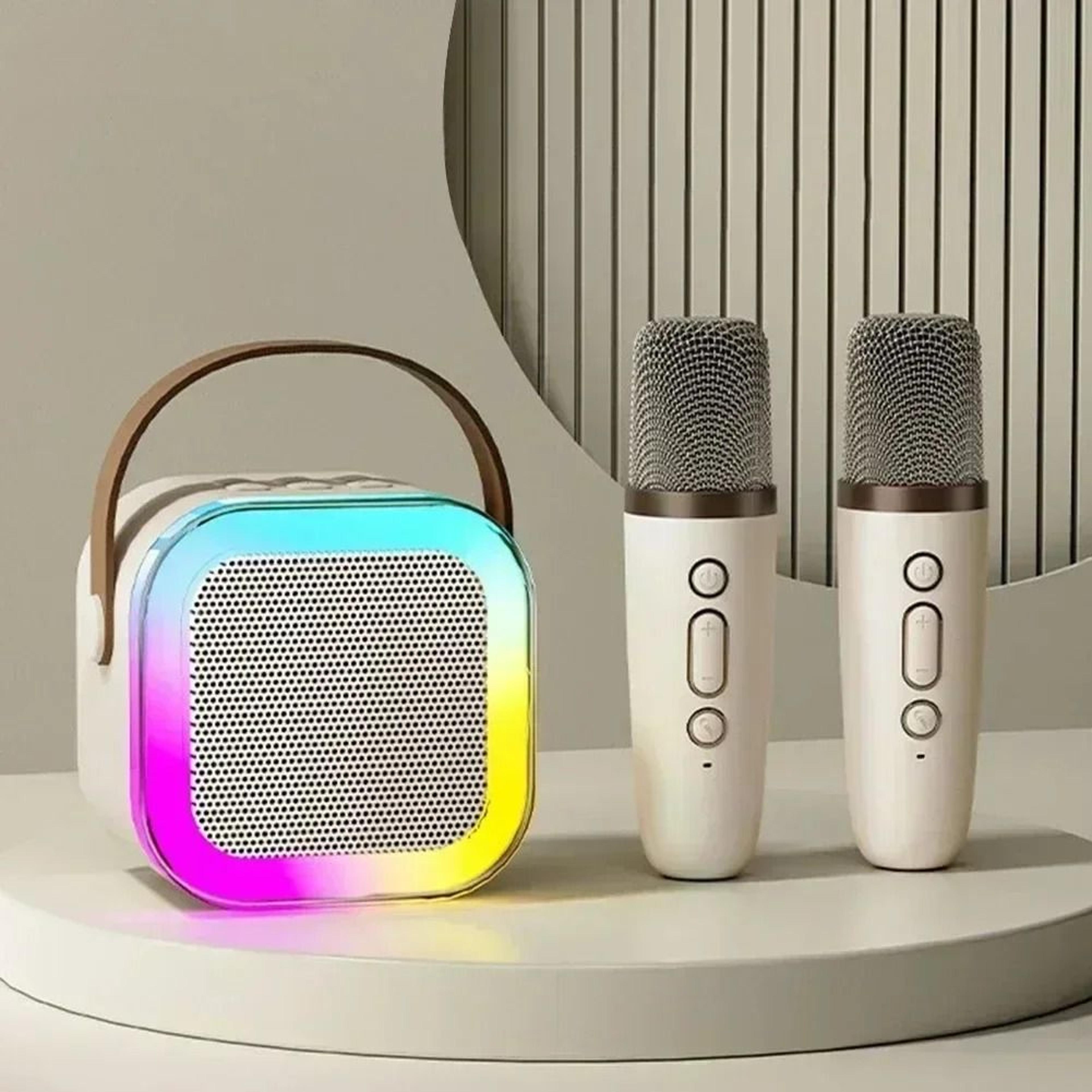Mini Bluetooth Karaoke Speaker With Microphone And RGB Lights 0