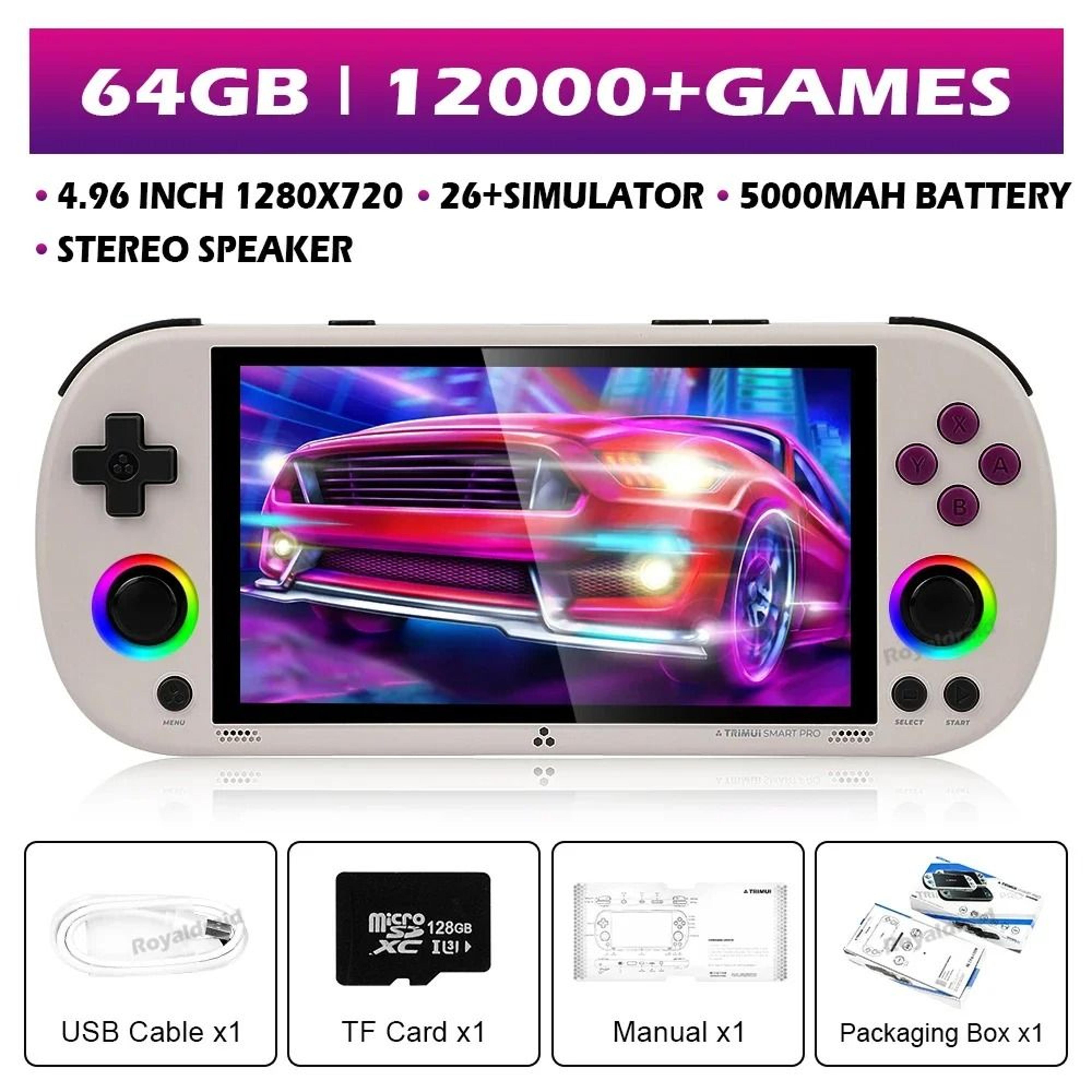 Smart Pro Handheld Game Console With 496 IPS Screen And Retro Game Support 7