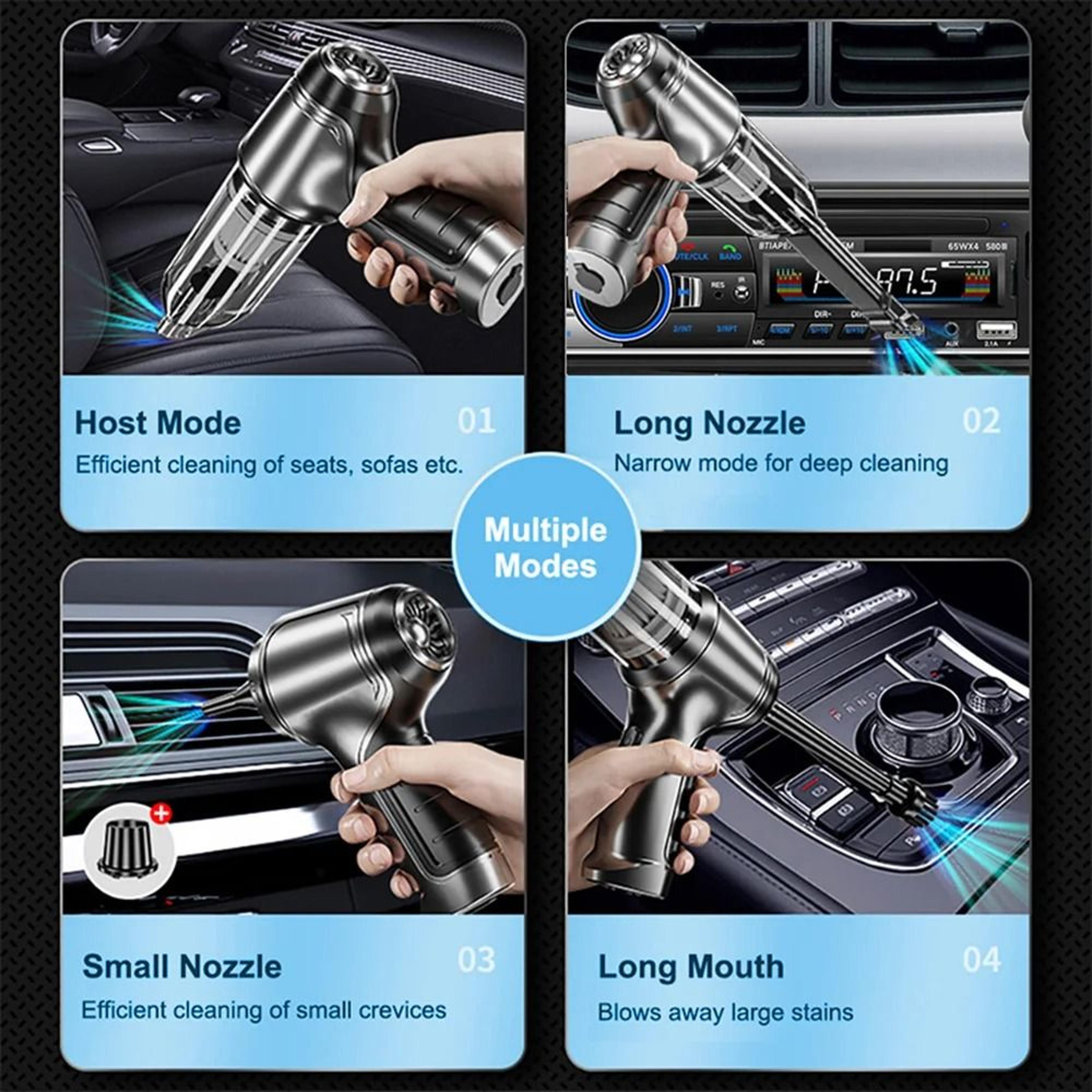Car Vacuum Cleaner 95000PA Strong Suction Handheld Wireless Vacuum Cleaner For Car Household Portab 5