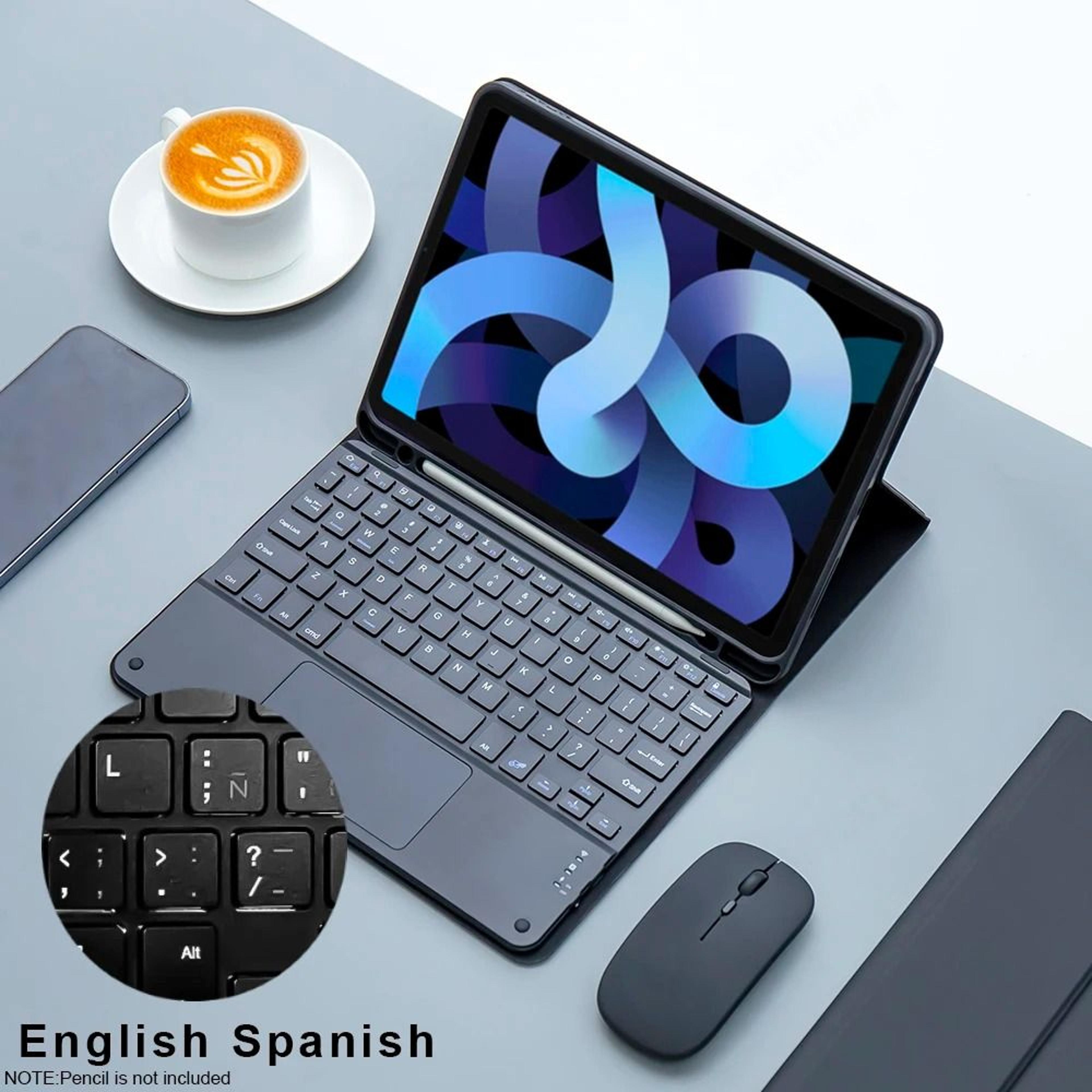 IPad Keyboard Case With Wireless Mouse Bluetooth Cover For IPad 7th 8th 9th 10th Pro And Air 9