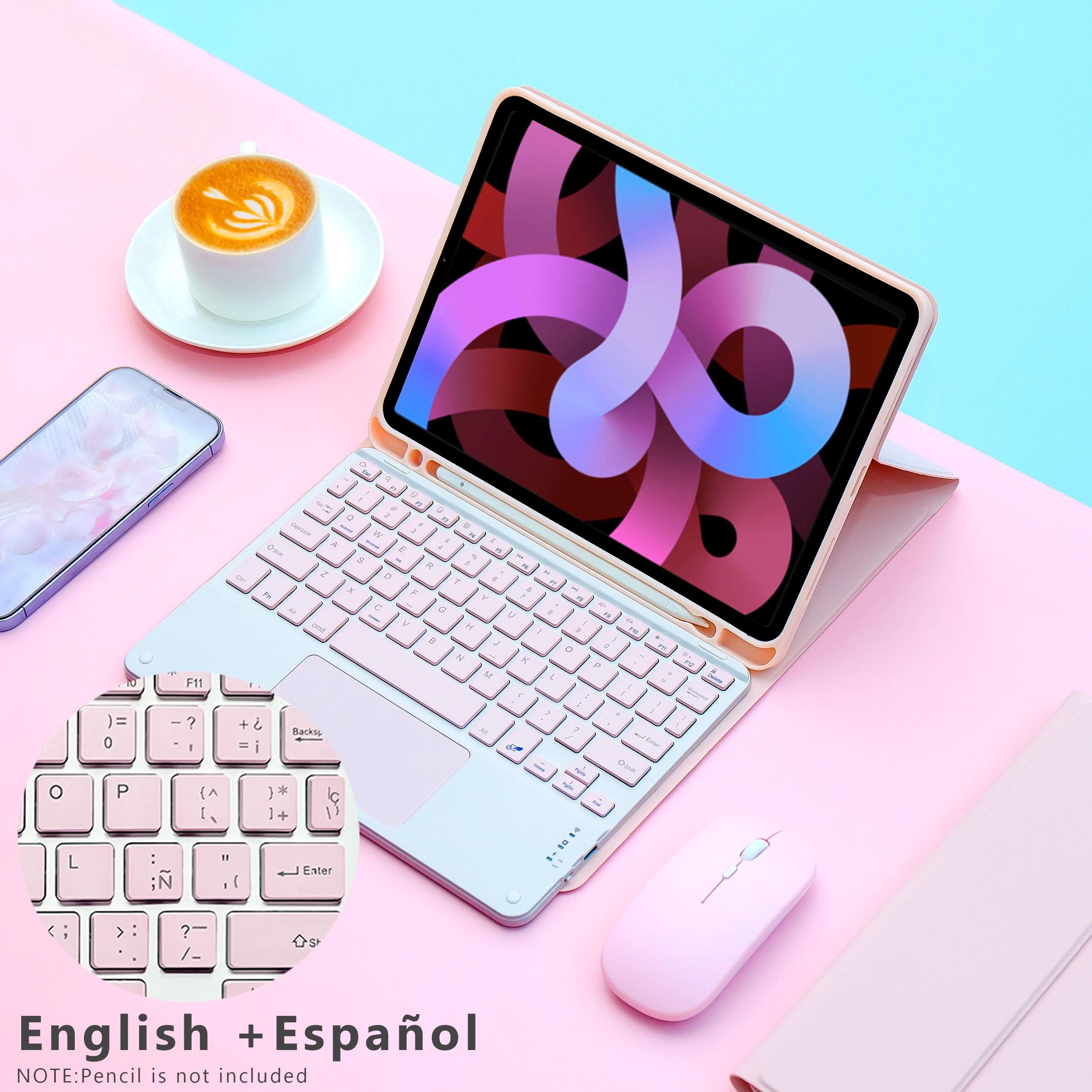 IPad Keyboard Case With Wireless Mouse Bluetooth Cover For IPad 7th 8th 9th 10th Pro And Air 12