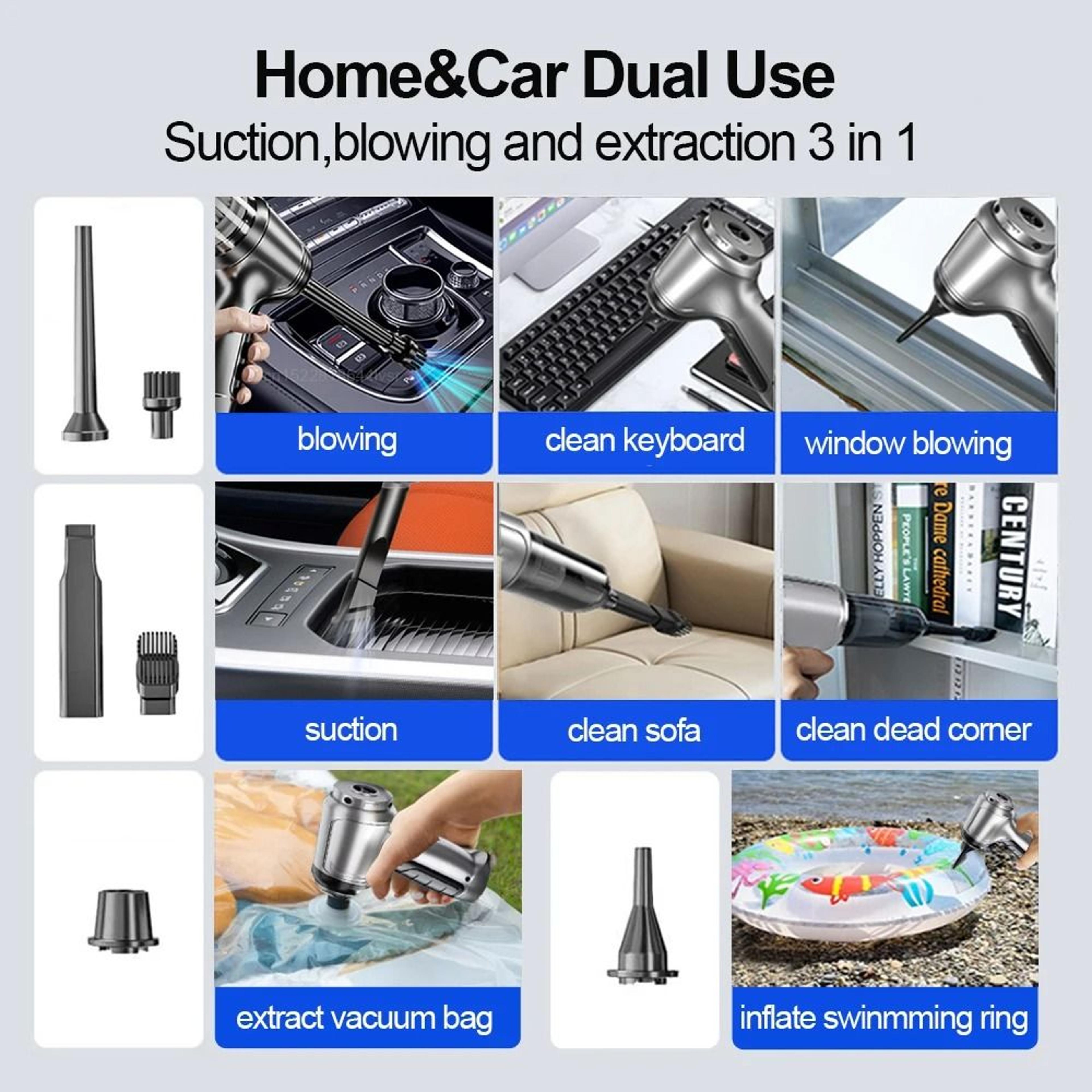 Car Vacuum Cleaner Powerful Wireless Handheld With Strong Suction 5