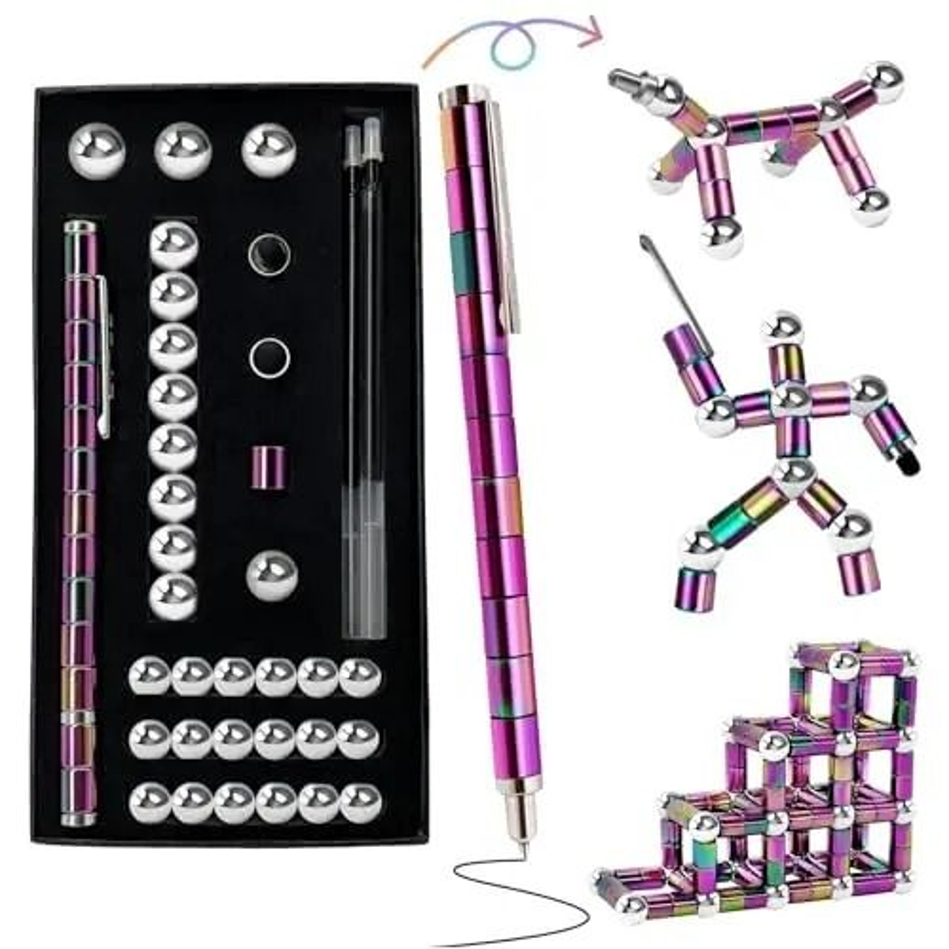 Magnetic Fidget Pen With Spinning Toy Function For Anxiety Relief 11