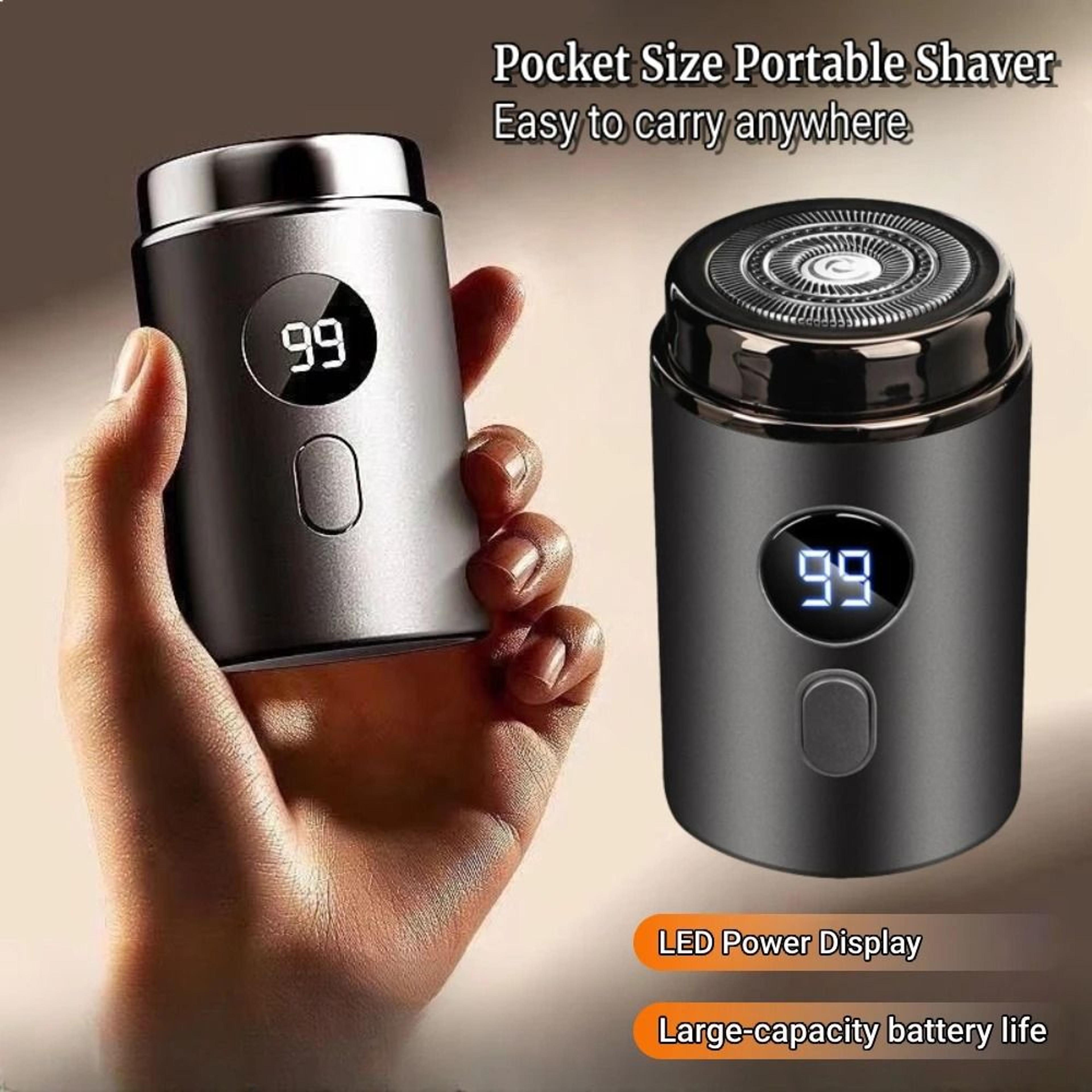 Electric Mini Shaver Rechargeable With Type C Charging And Digital Display 0