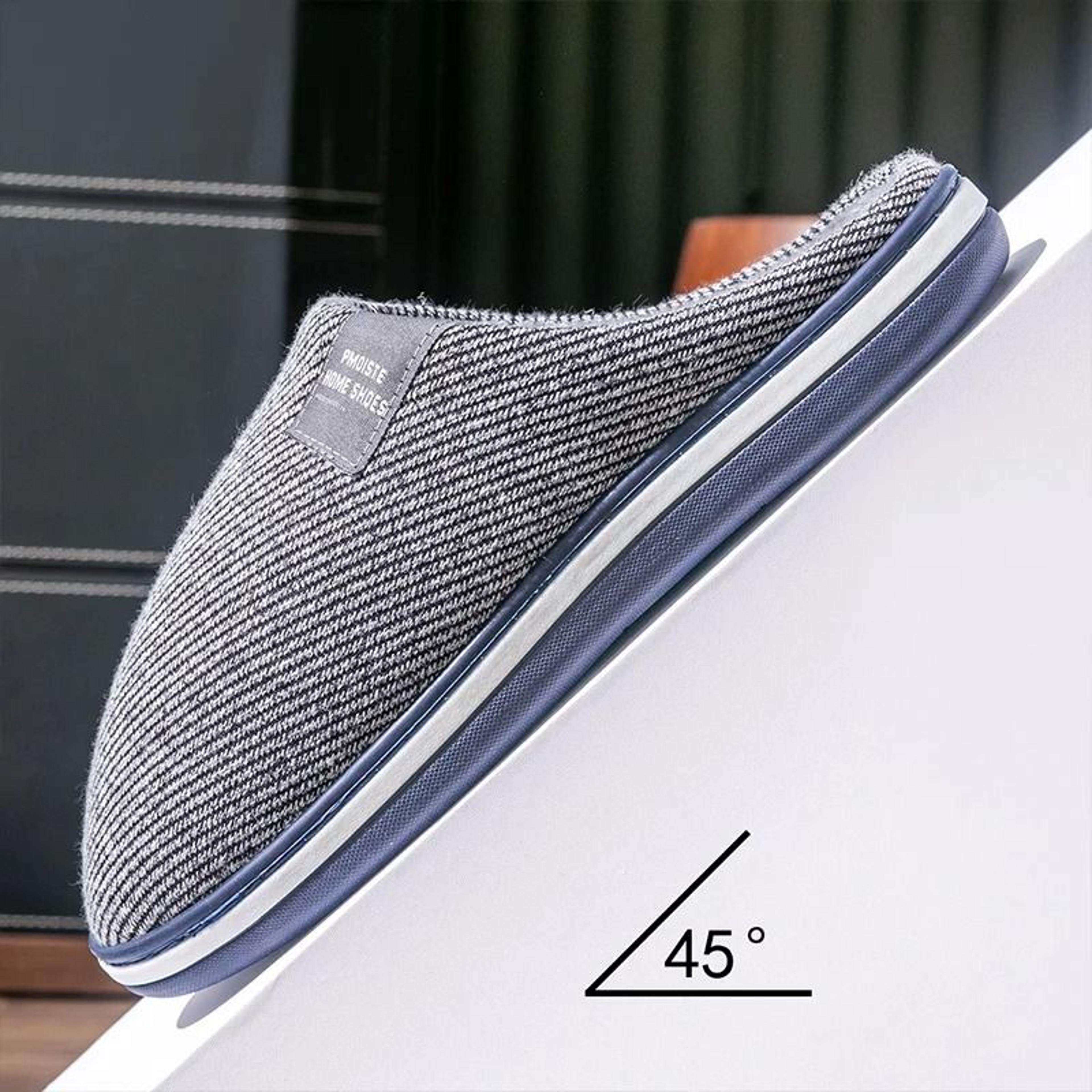 Men Winter Warm Cotton Slippers With Non Slip Sole 3