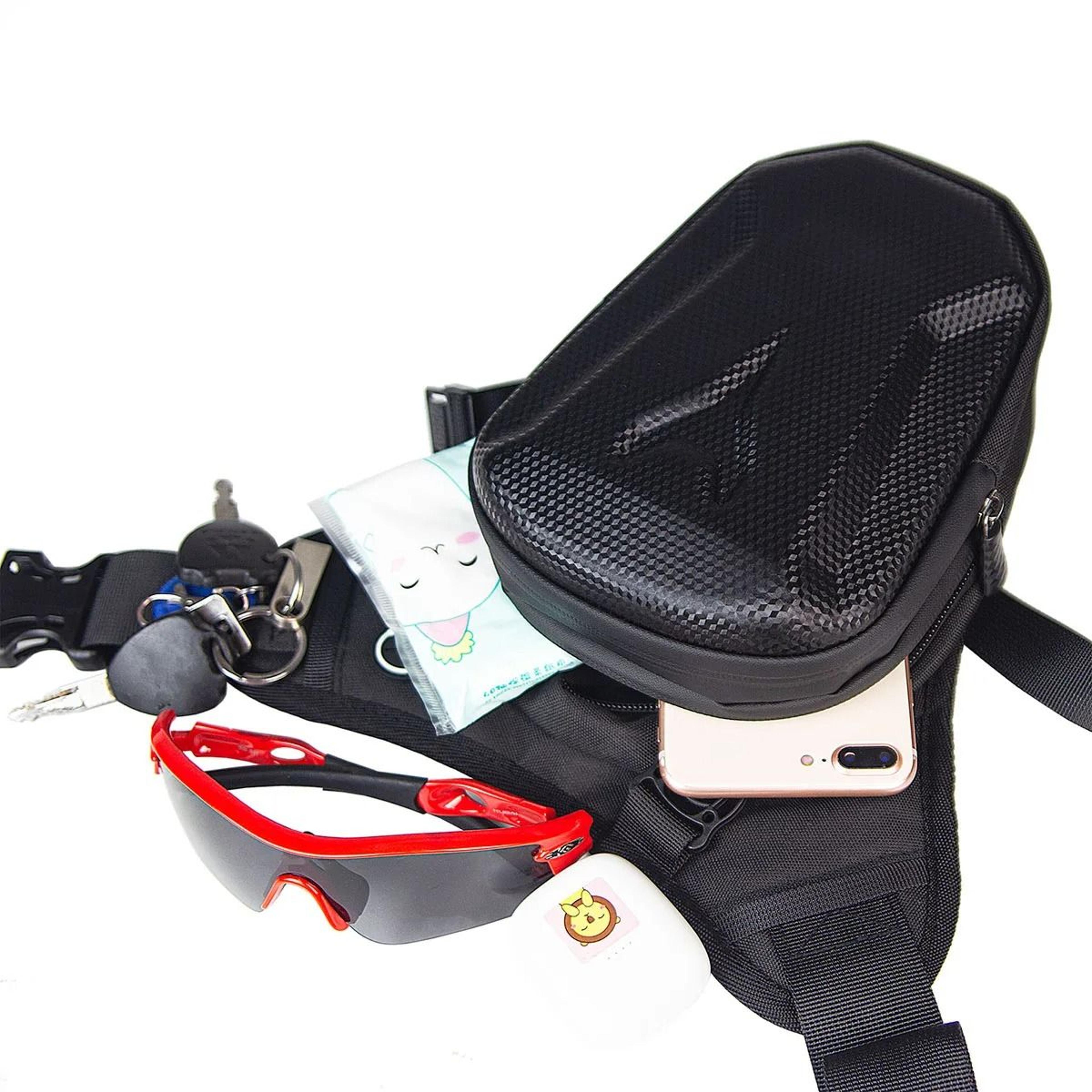 Motorcycle Leg Bag With Waterproof Hard Shell And Reflective Design 4