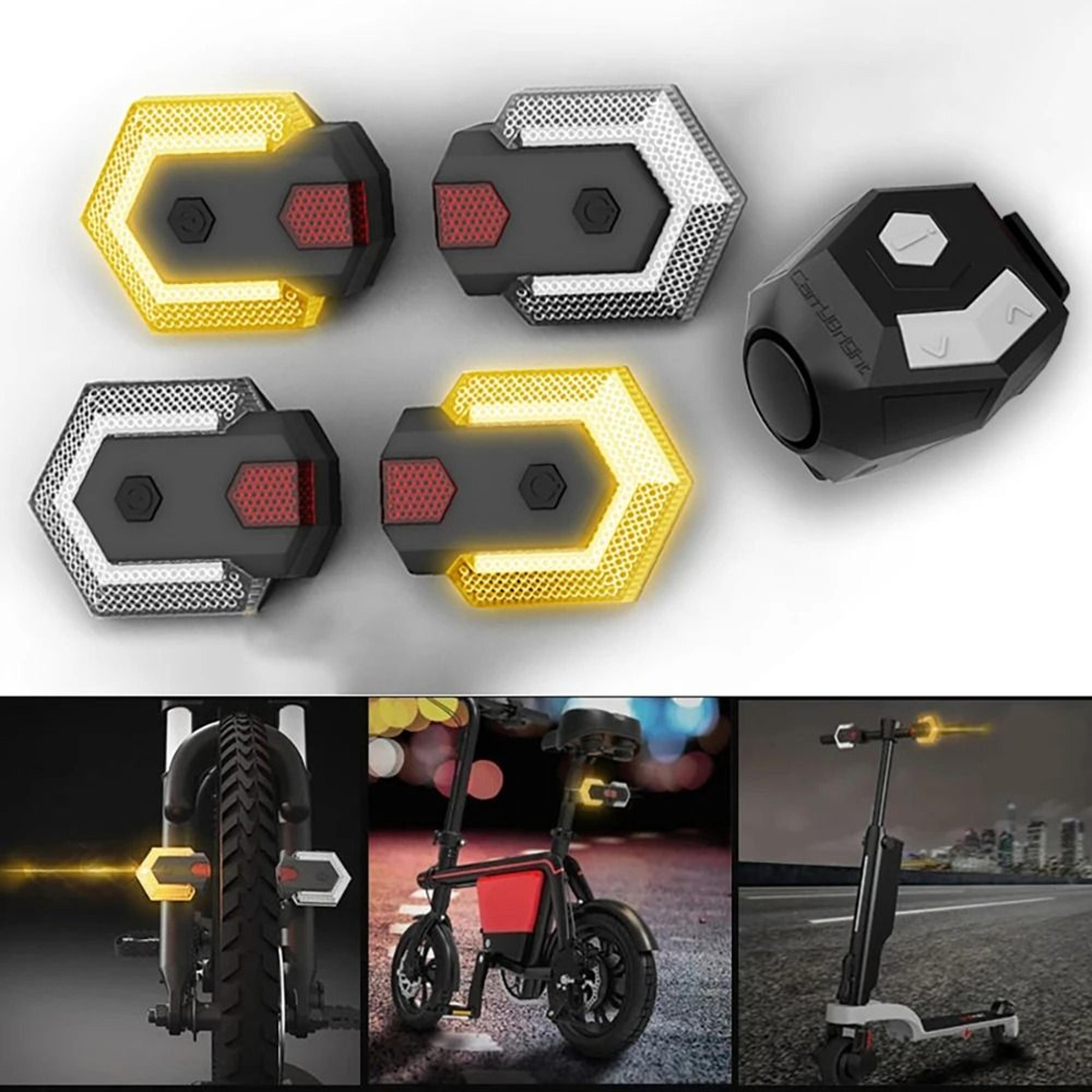 Wireless Bike Taillight With Remote Turn Signals And Horn 1