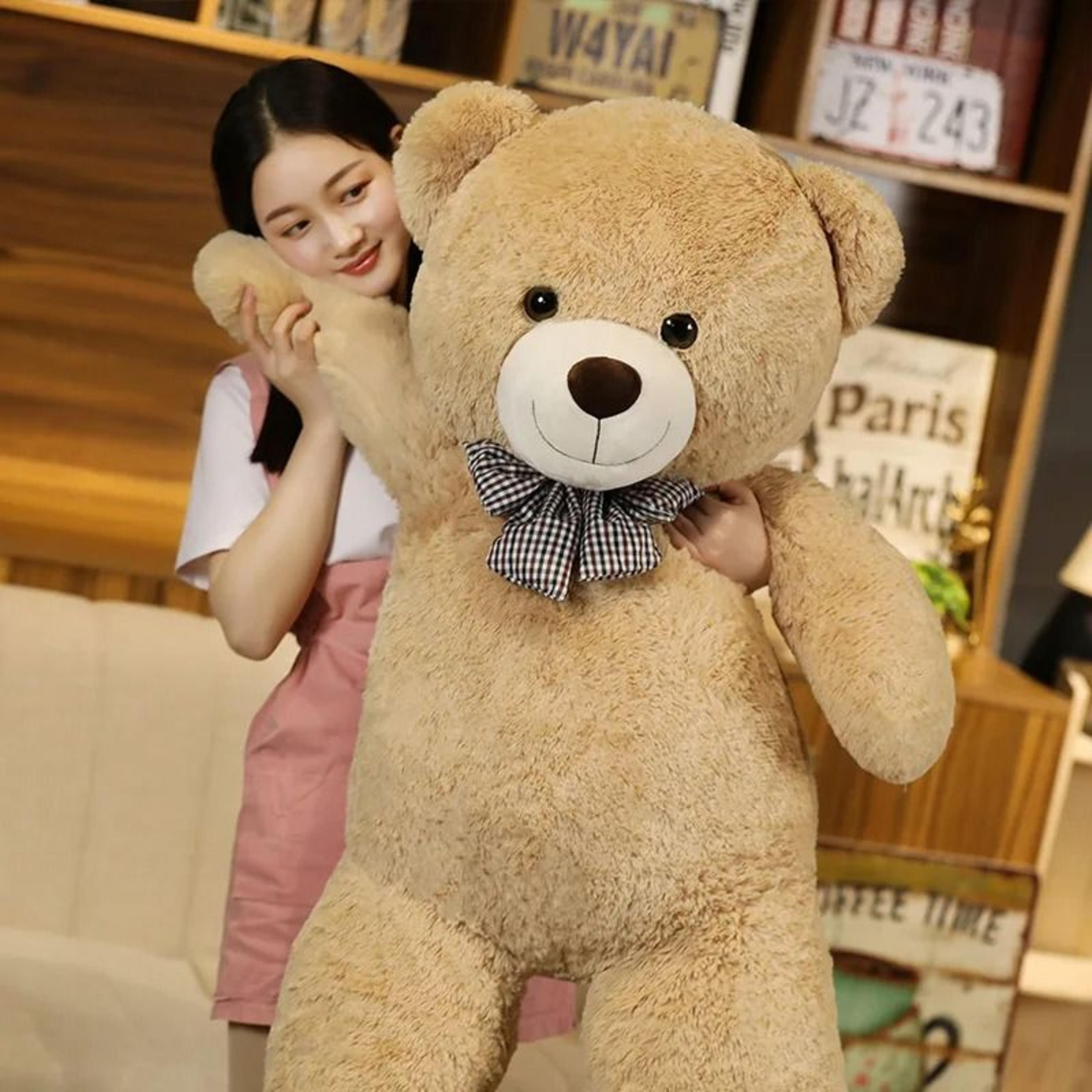 giant teddy bear plush toy soft hugging pillow