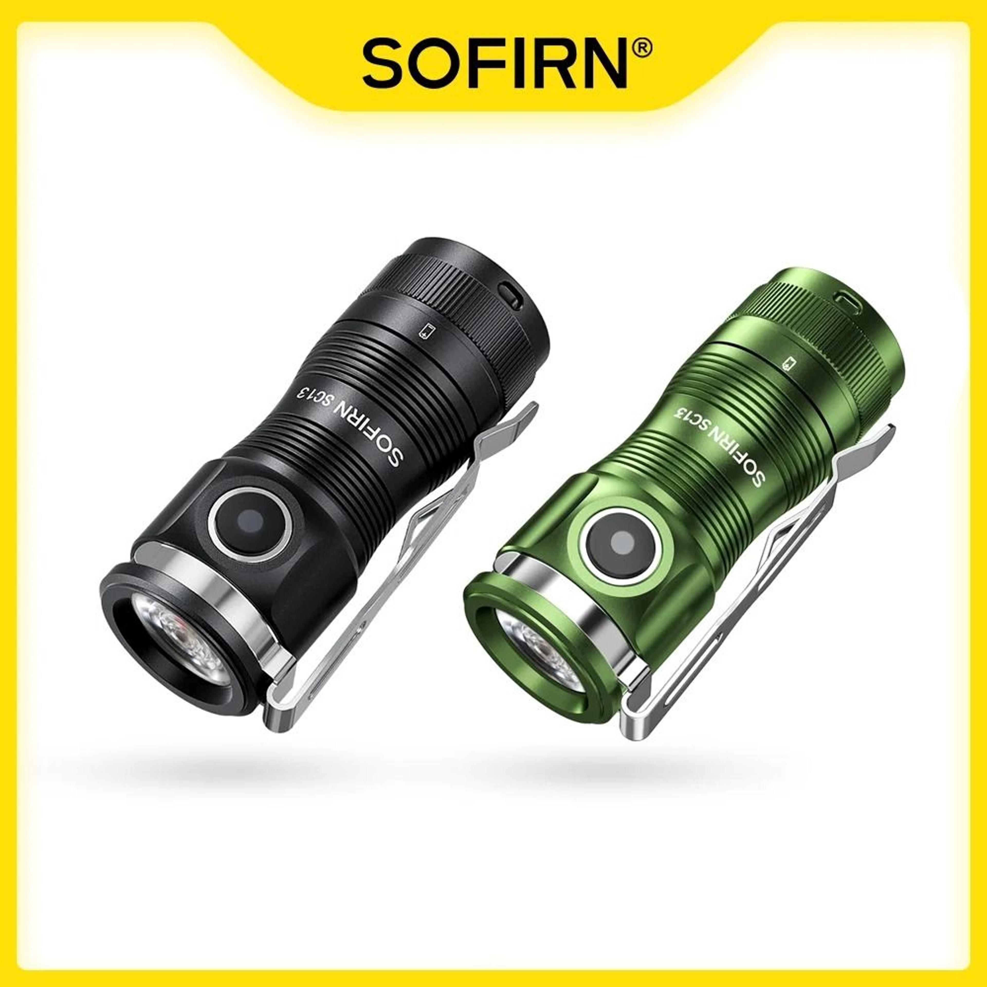 Sofirn SC13 Mini Rechargeable Flashlight With 1100 Lumens And Magnetic Base 1