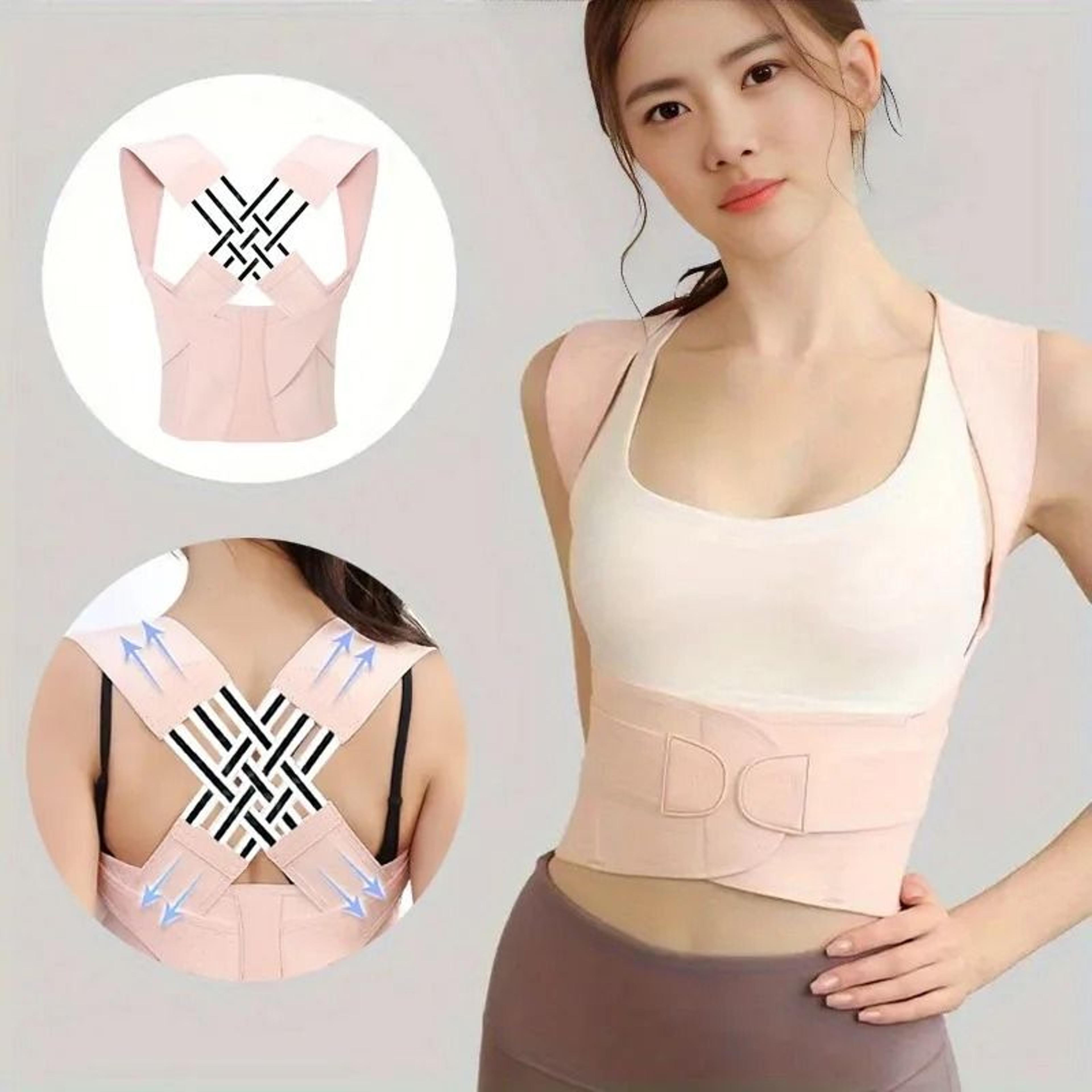 Magnetic Therapy Back Posture Corrector Adjustable Shoulder Support Breathable Shaping Brace 5