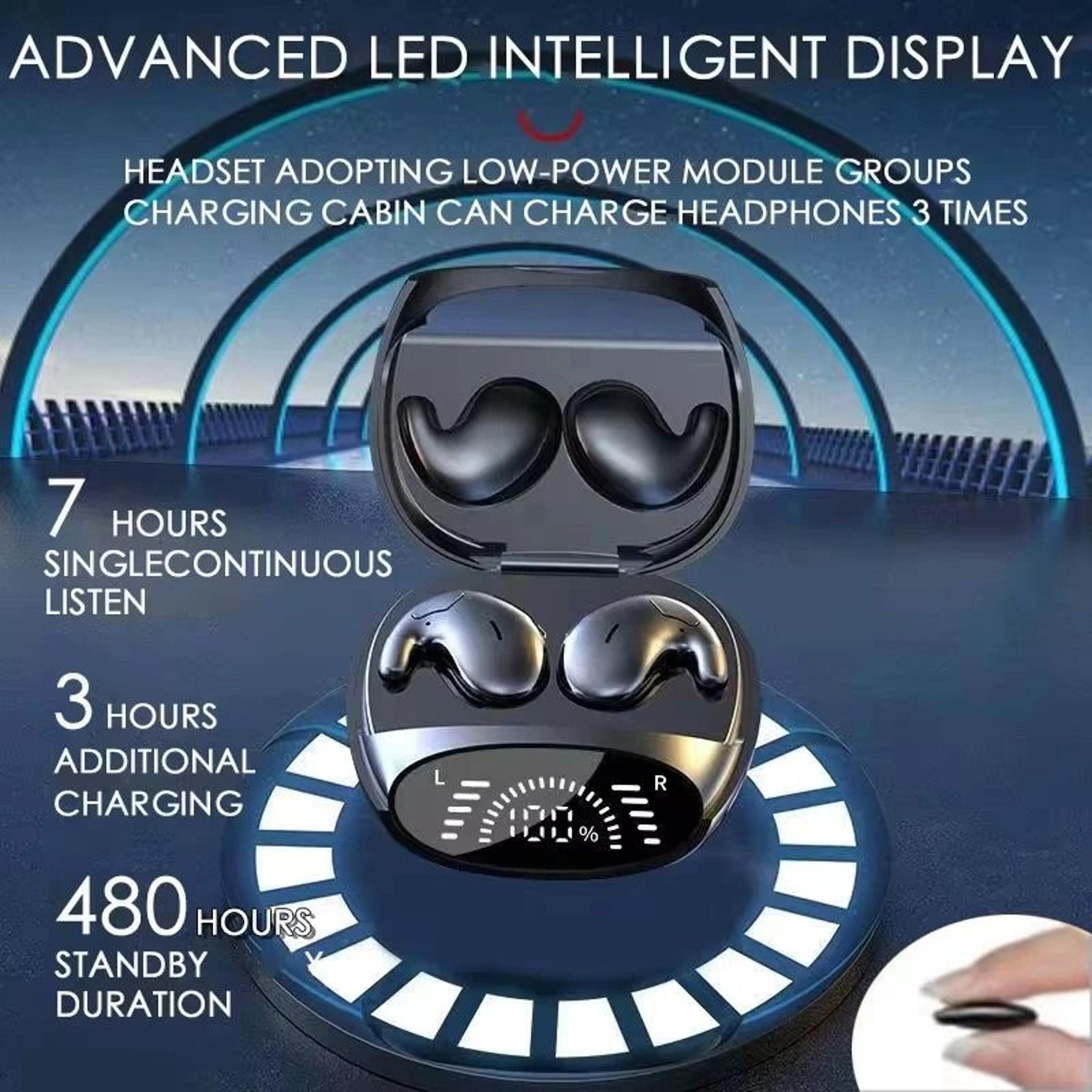 Invisible Bluetooth Sleep Earbuds With Noise Canceling Microphone And Waterproof Design 3