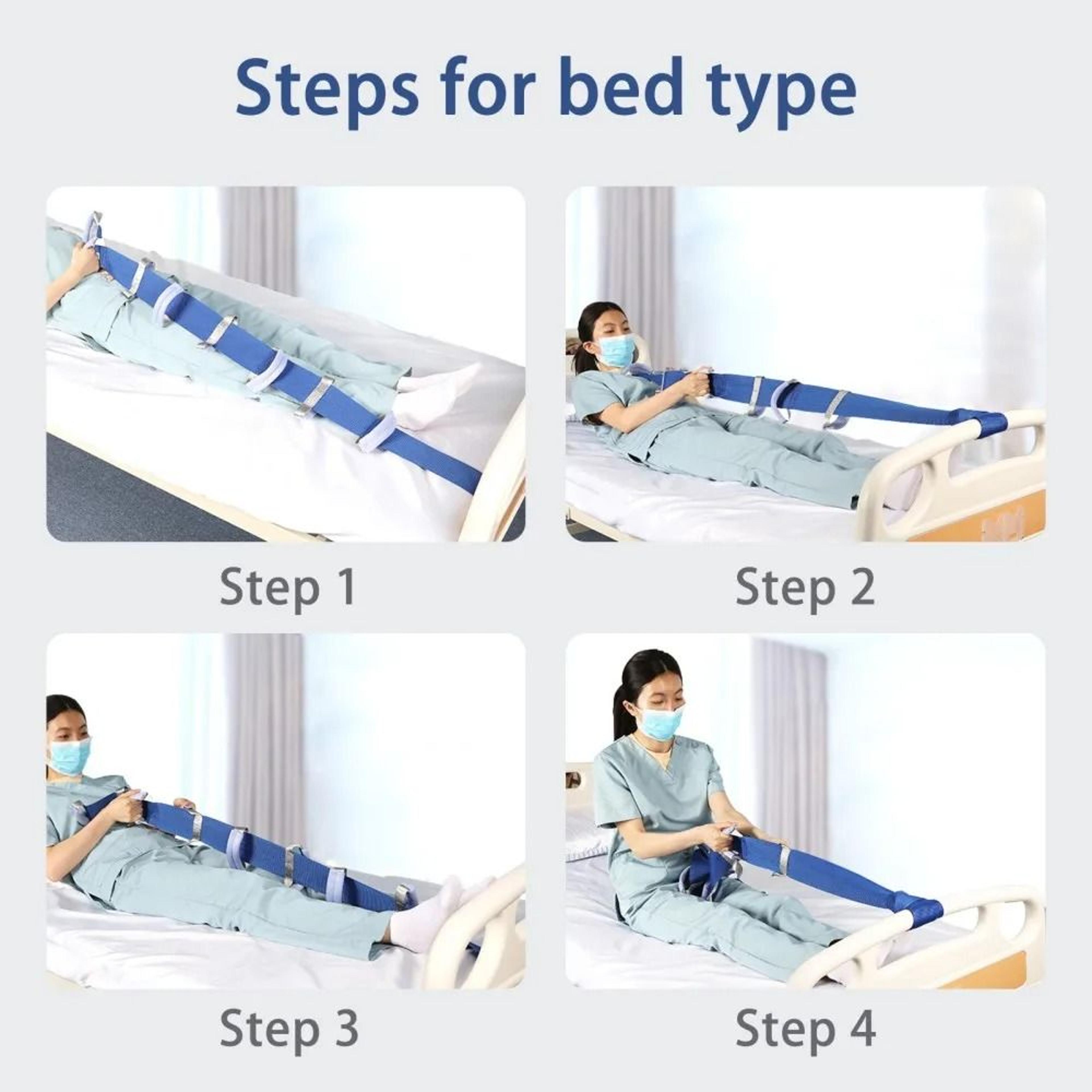 Bed Ladder Pull Up Assist Strap With Handles For Seniors And Mobility Support 1