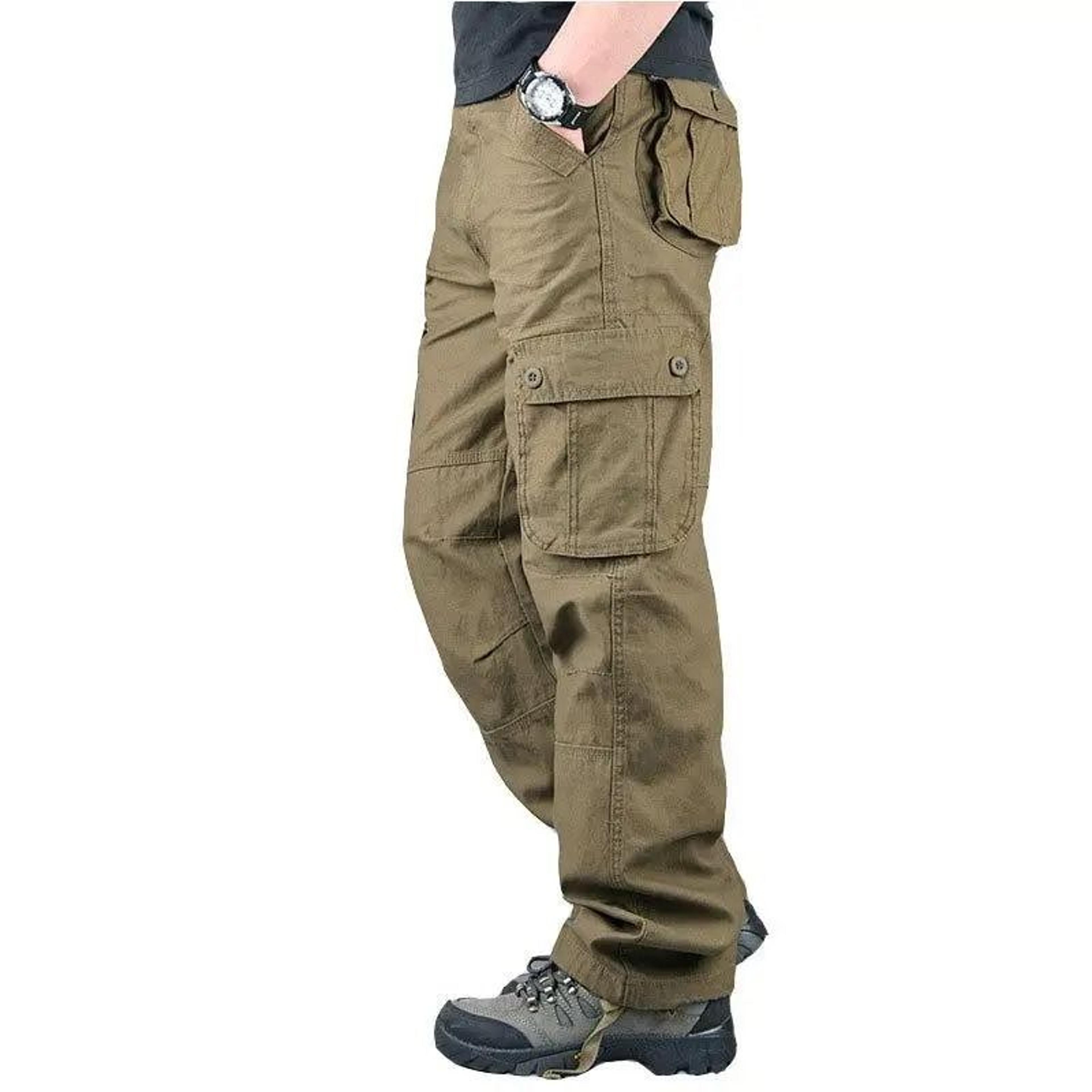 Men Tactical Cargo Pants Outdoor Cotton Overalls Hiking And Work Trousers 1