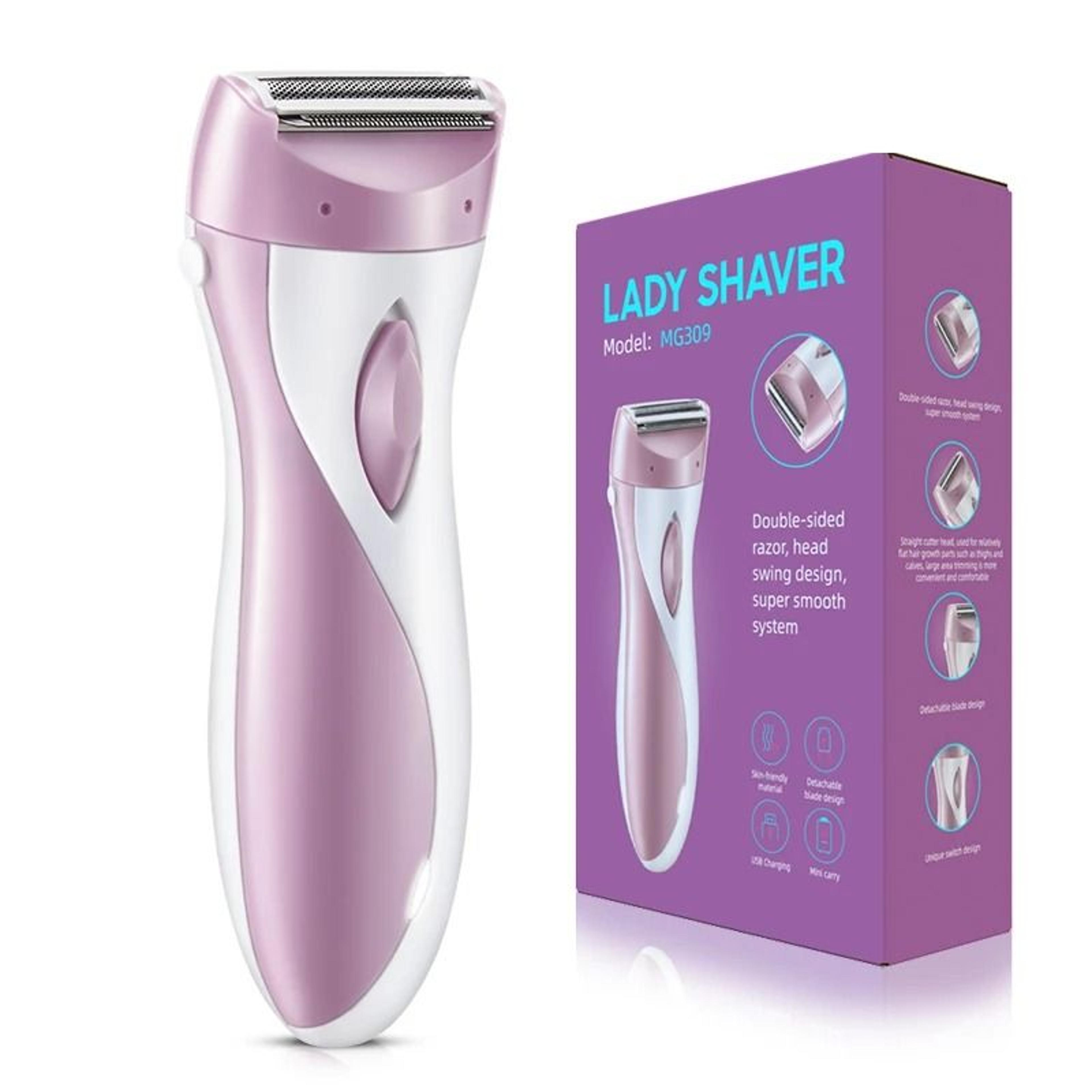 usb rechargeable electric razor for women full body hair removal