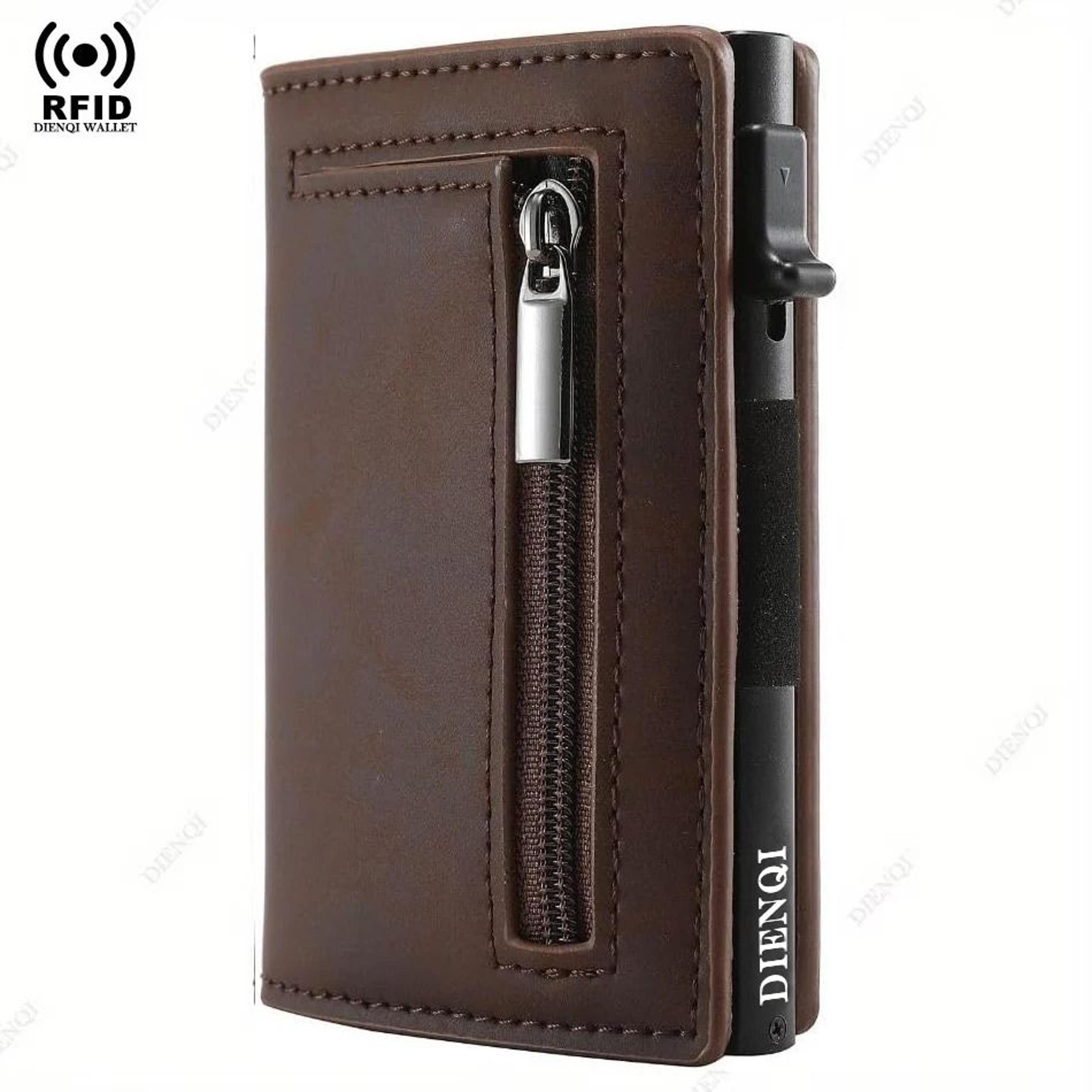 Magnetic Credit Card Holder Wallet With RFID Blocking For Men 6