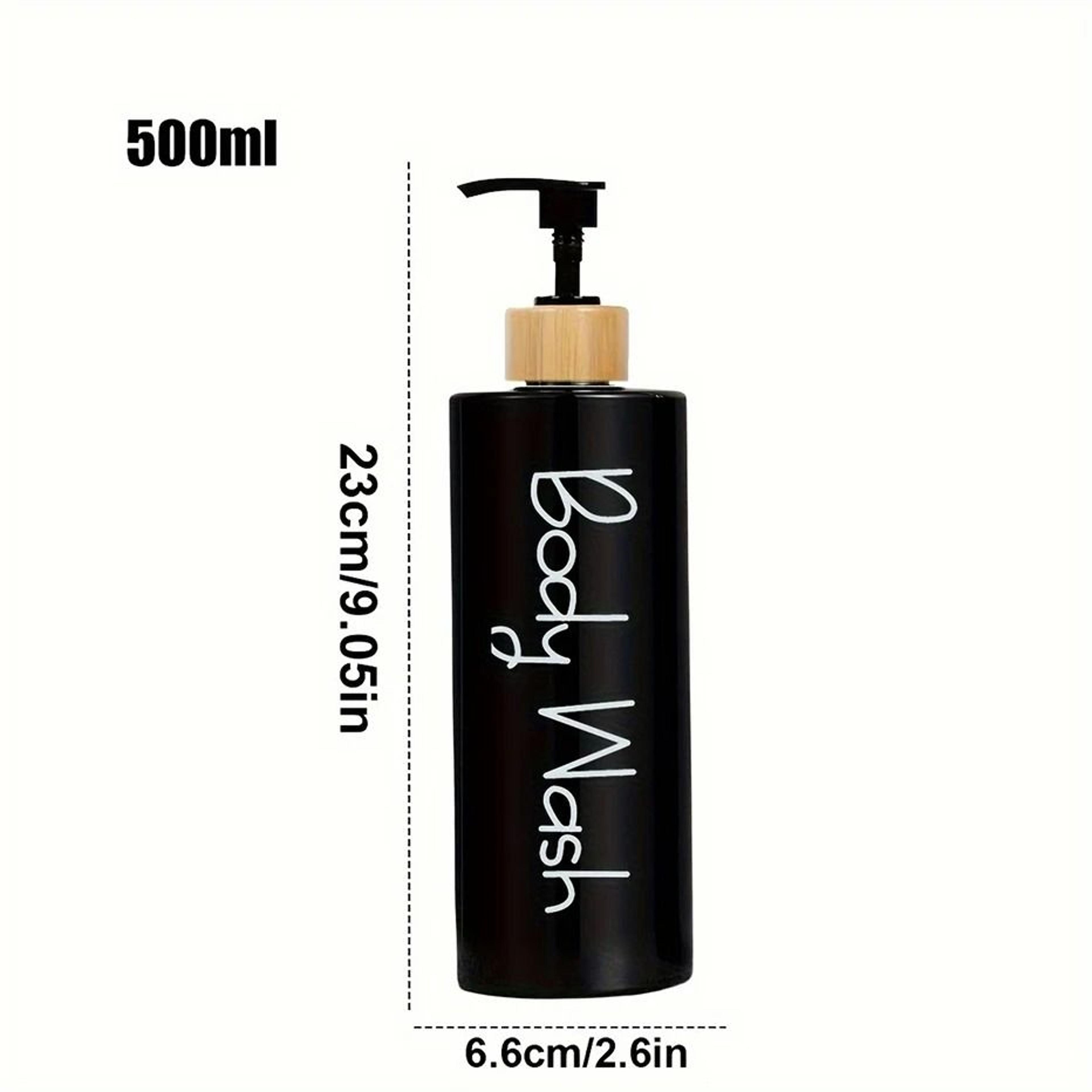 3PCS 500ml Refillable Soap Dispenser Bottles For Bathroom Shampoo And Shower Gel Pump Containers 2