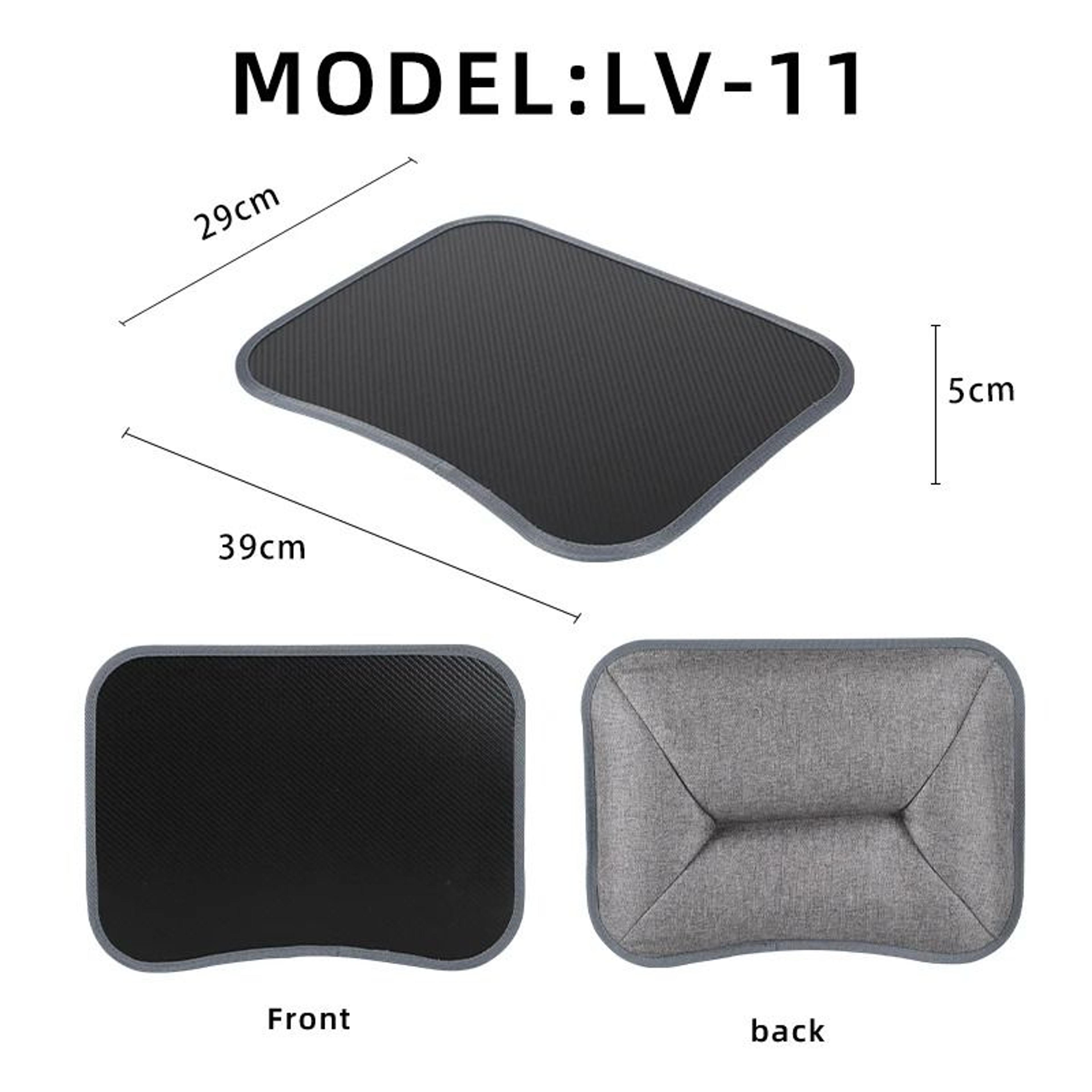 Multifunctional Laptop Desk With Cushion Foam Filled Pillow Table And Hard Mouse Pad 7