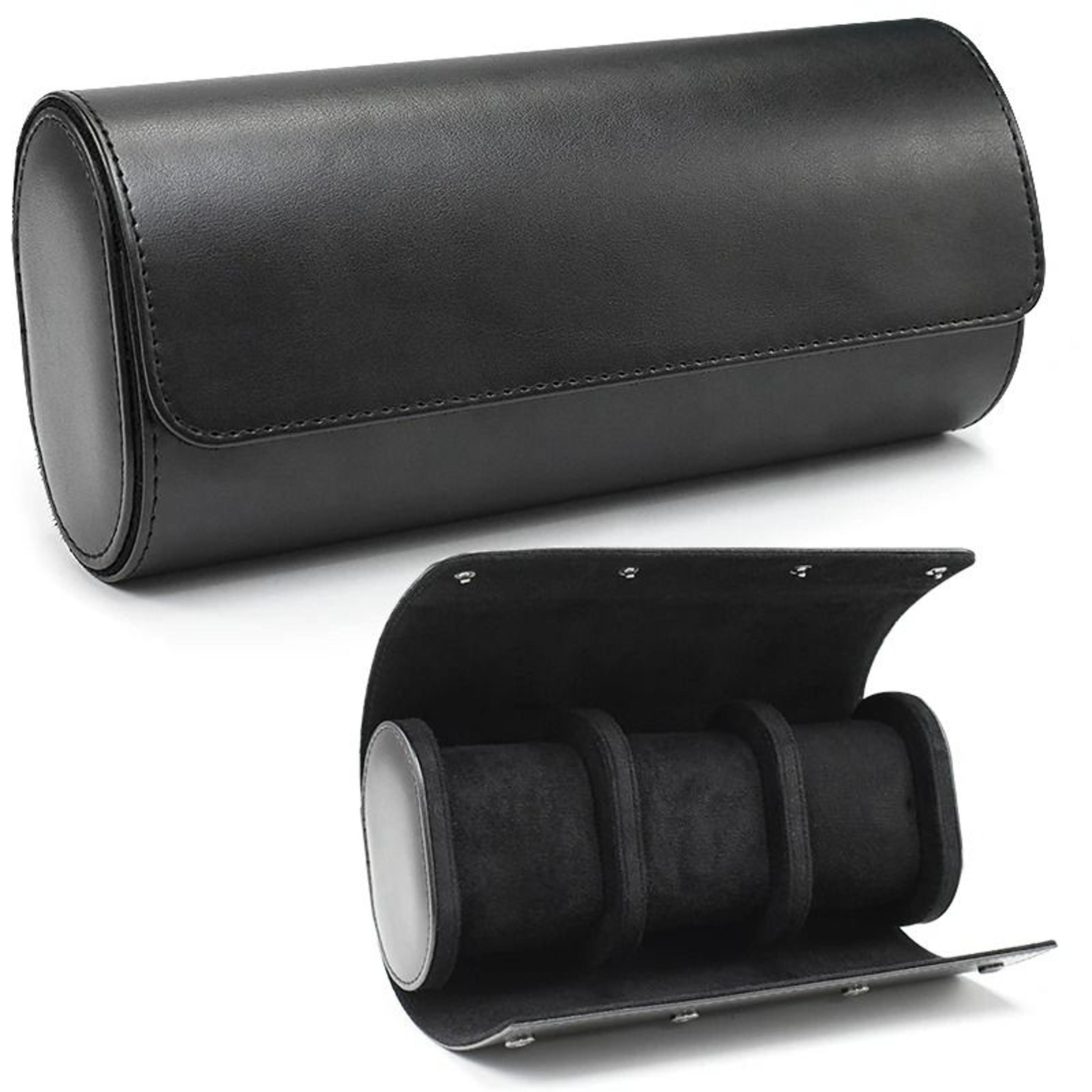 Leather Watch Roll Travel Case Luxury Genuine Watch Storage Bag With 1 2 3 Slots 9