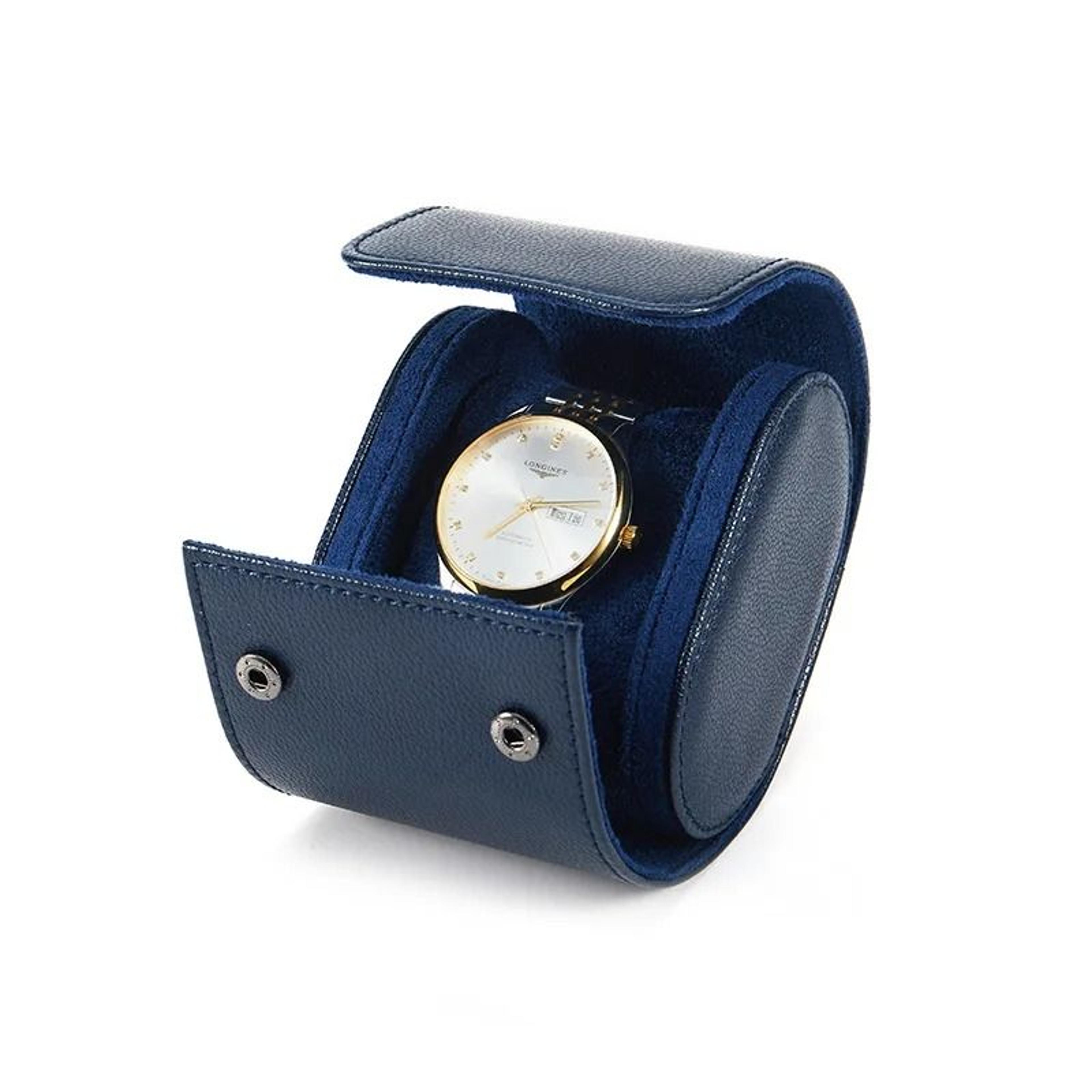 Leather Watch Roll Travel Case Luxury Genuine Watch Storage Bag With 1 2 3 Slots 13