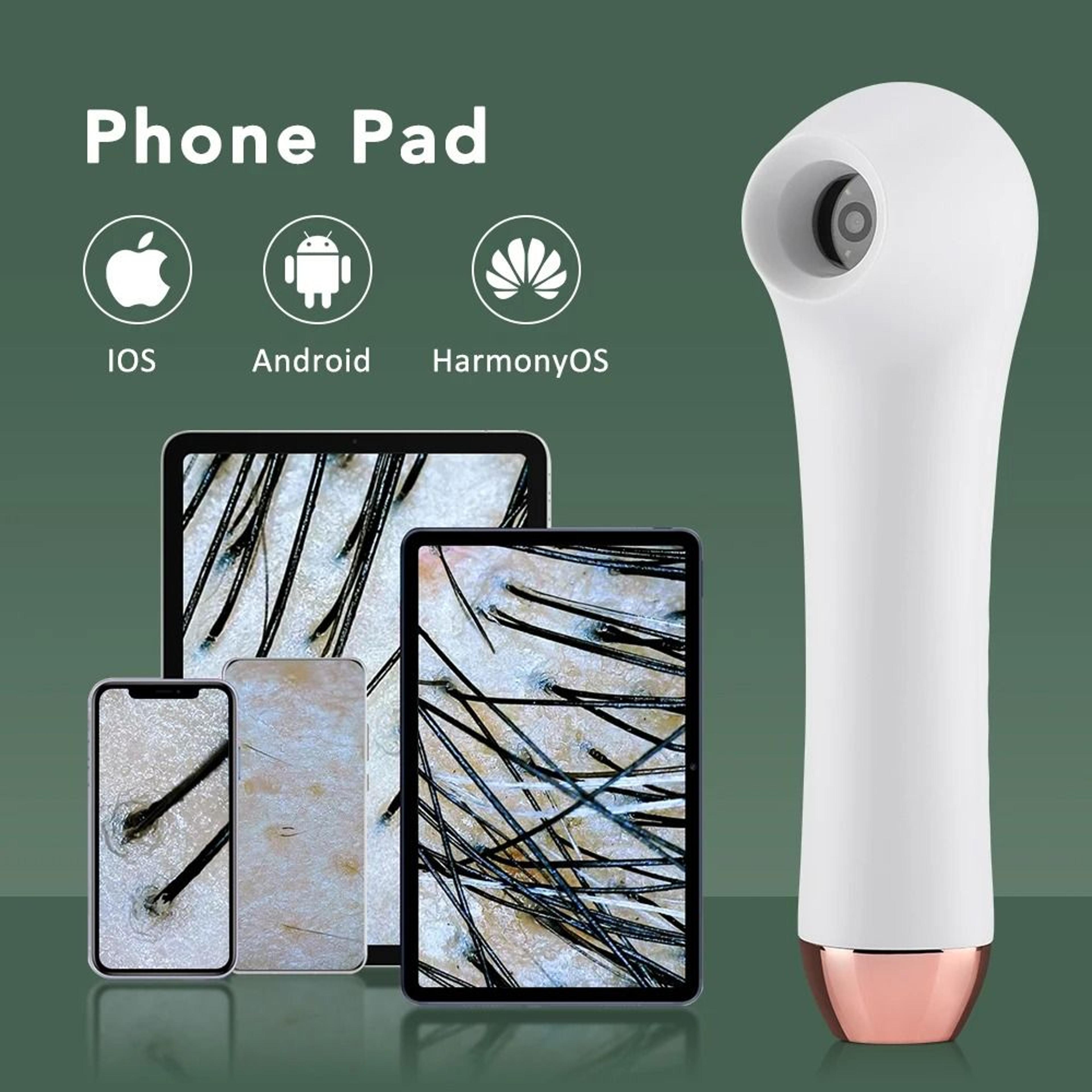 Multifunctional Scalp And Skin Hair Follicle Detector With HD Visual Analyzer And PhoneTablet Conne 4