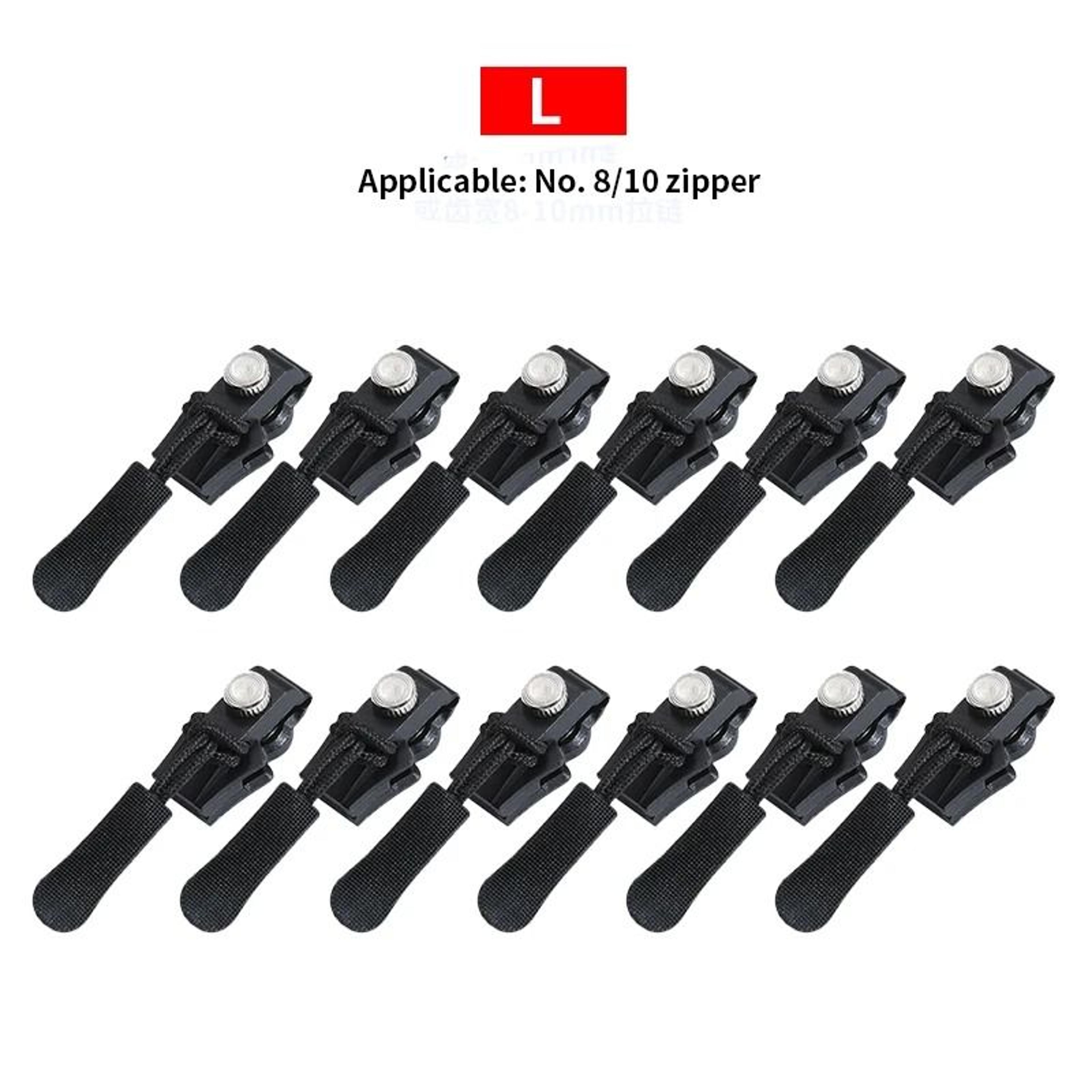 Universal Zipper Repair Kit Quick Replacement Sliders For Bags Jackets And Clothes 17