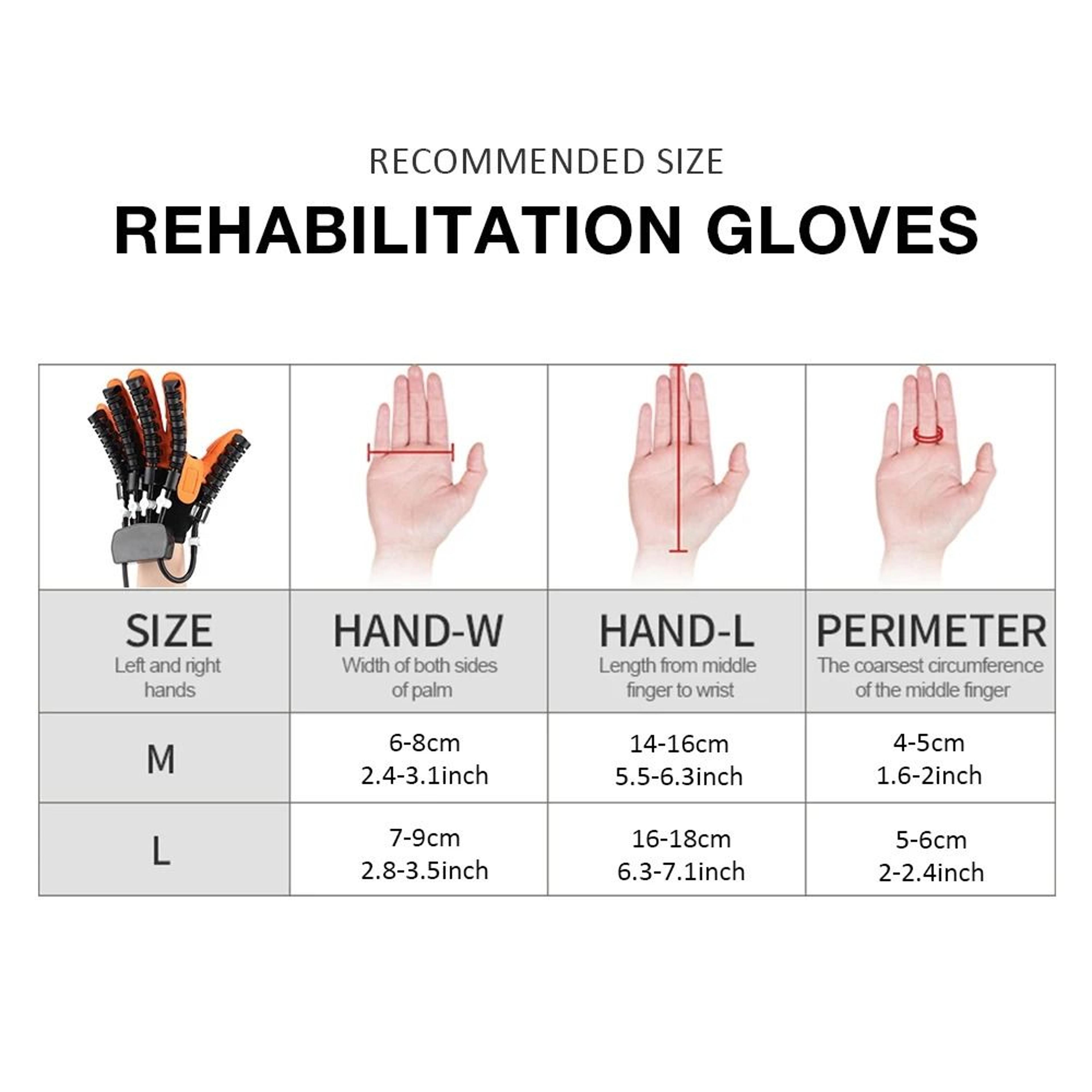 Hemiplegia Rehabilitation Glove Stroke Recovery Training Device With Finger Massage And Mirror Ther 6