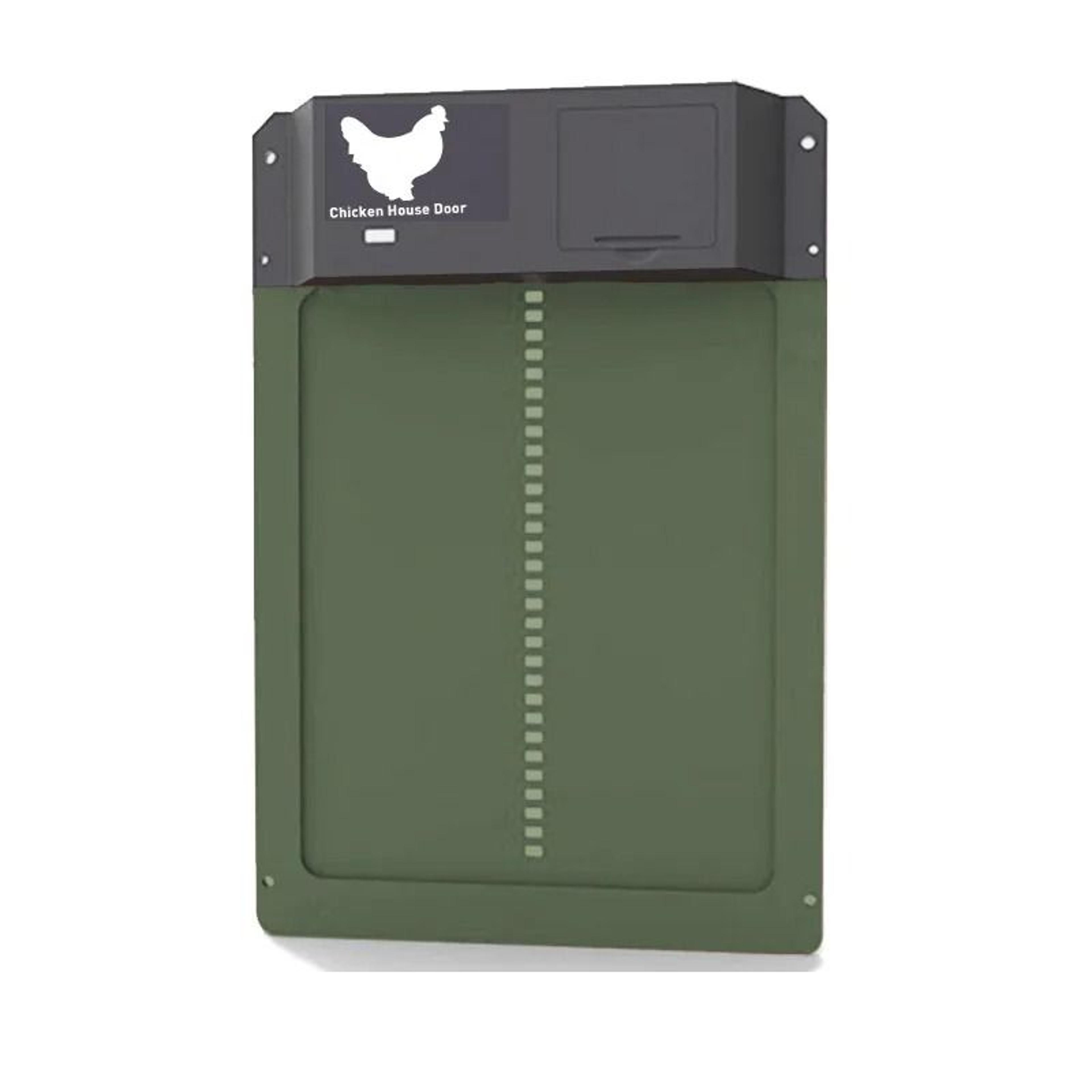 Automatic Chicken Coop Door Opener With Light Sensor And Waterproof Battery Power 12