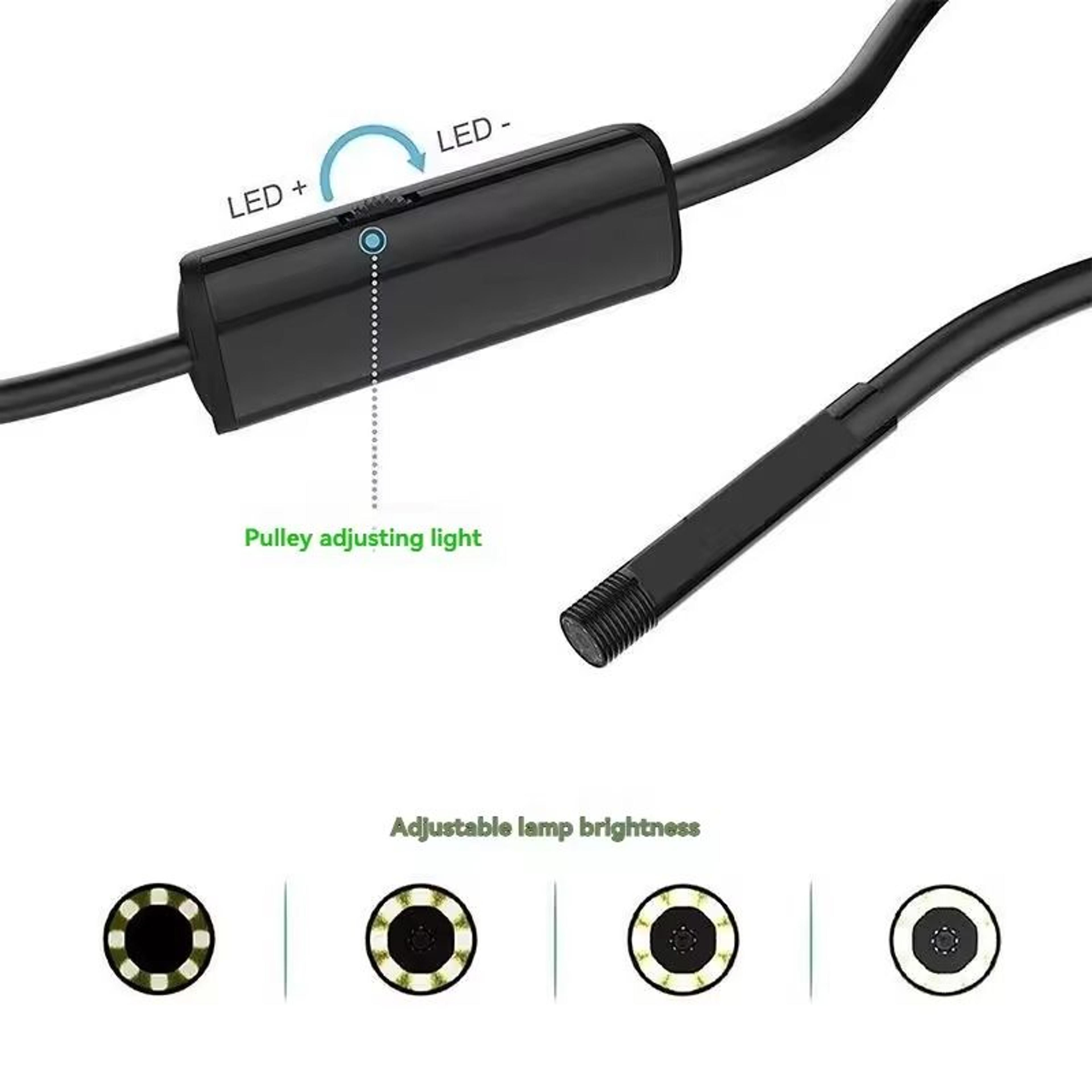 Type C Android Endoscope Camera Waterproof Mini Inspection Borescope 3