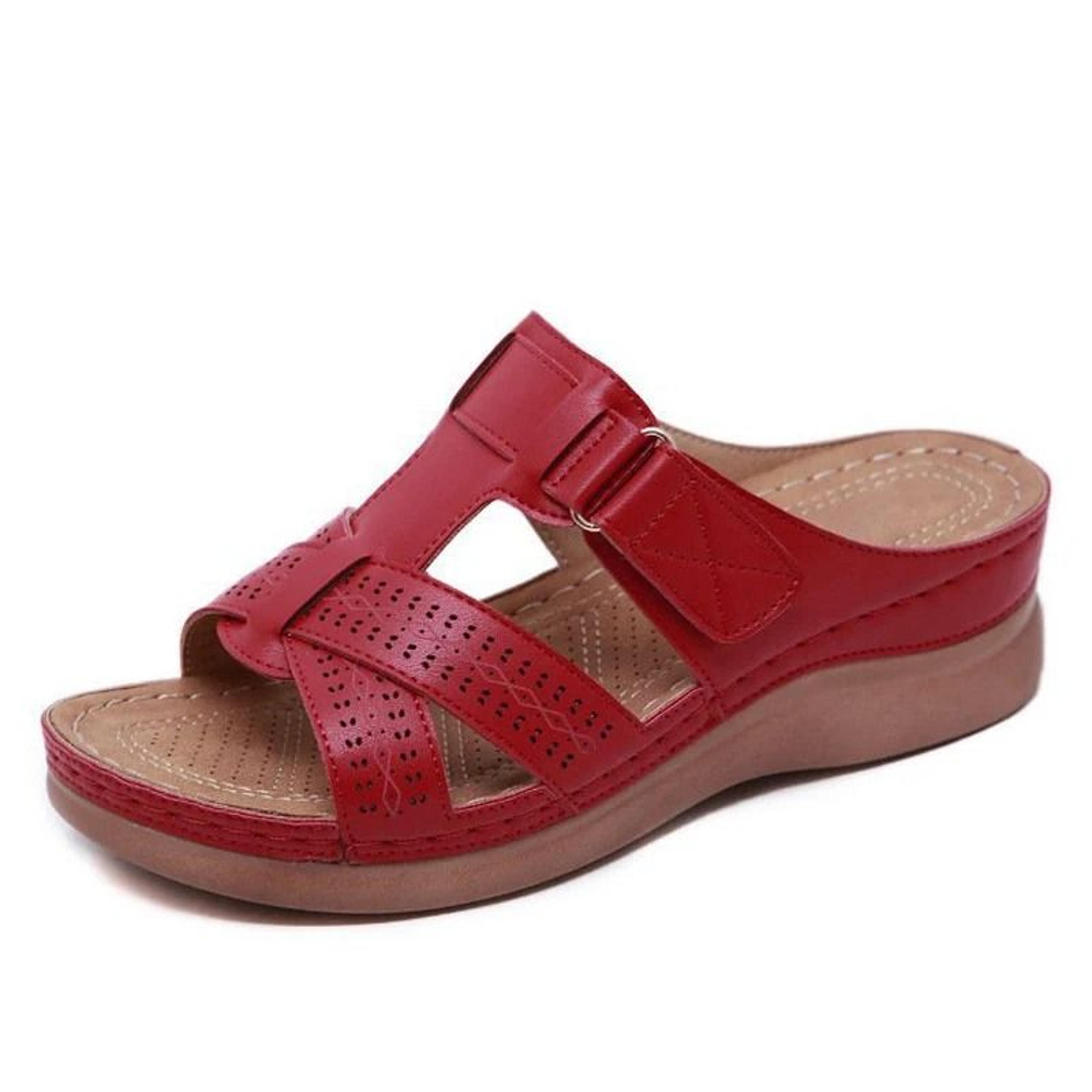 Women Wedge Sandals Orthopedic Open Toe Platform Sandals 2