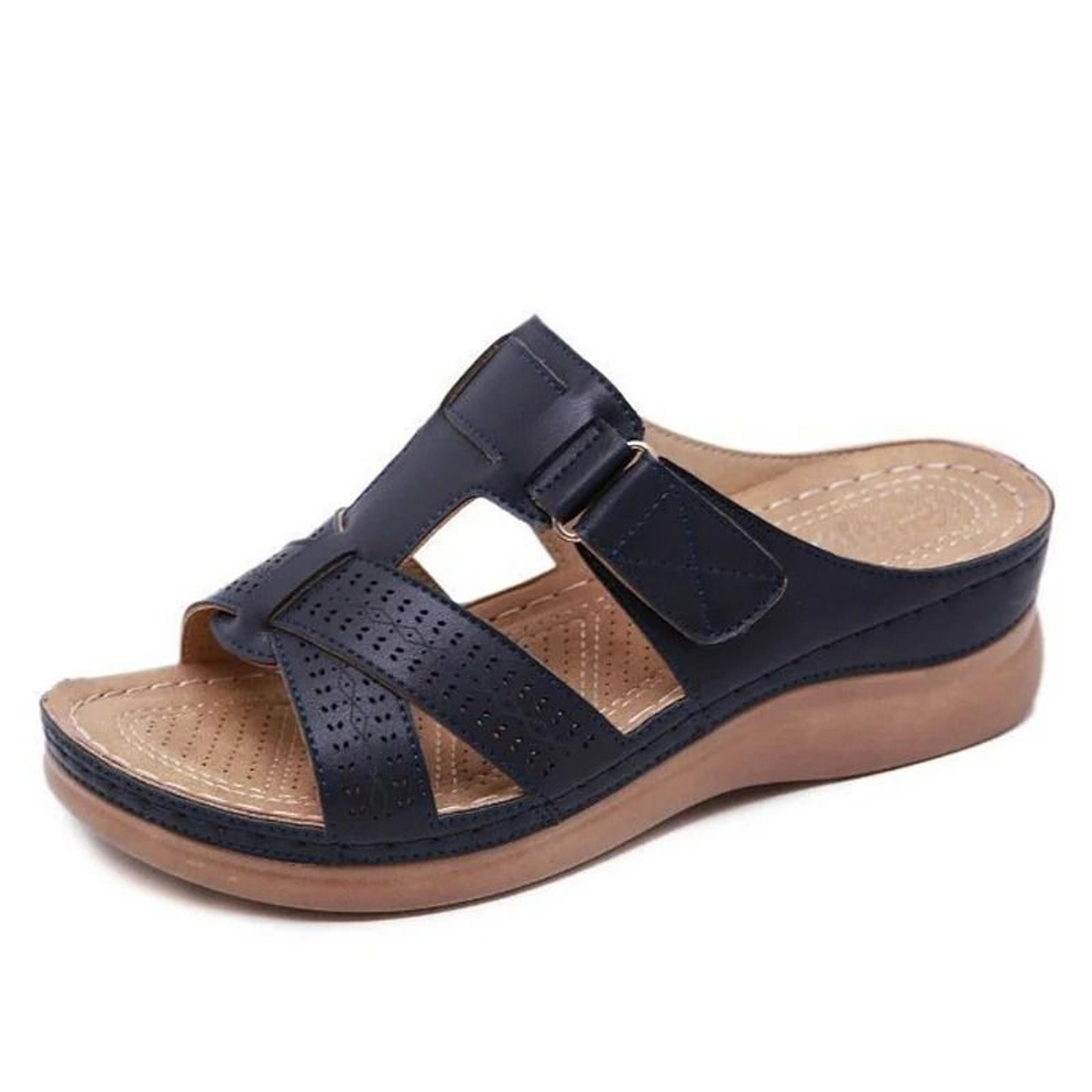 Women Wedge Sandals Orthopedic Open Toe Platform Sandals 8