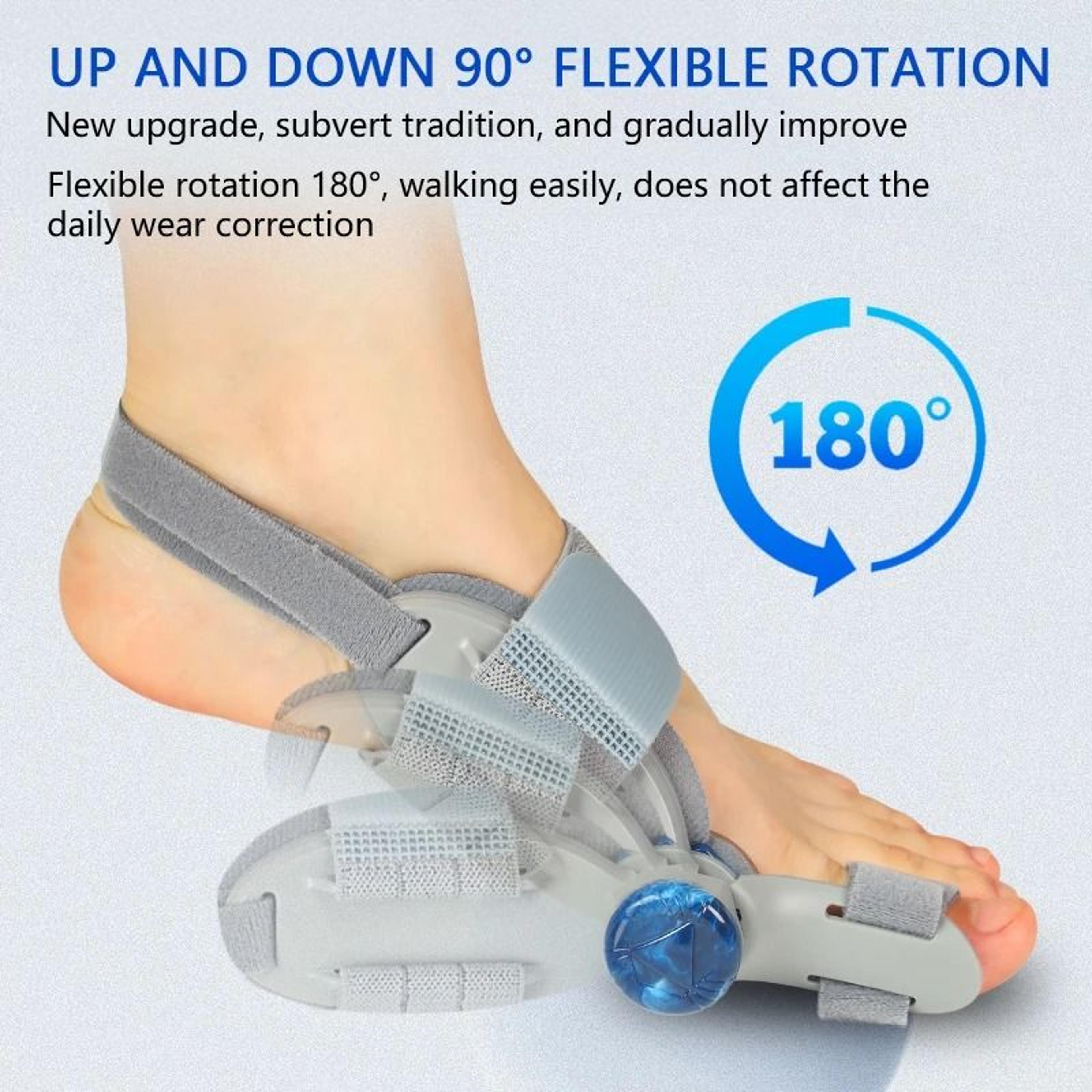 Unisex Bunion Corrector Adjustable Toe Straightener With Rotating Separator 2
