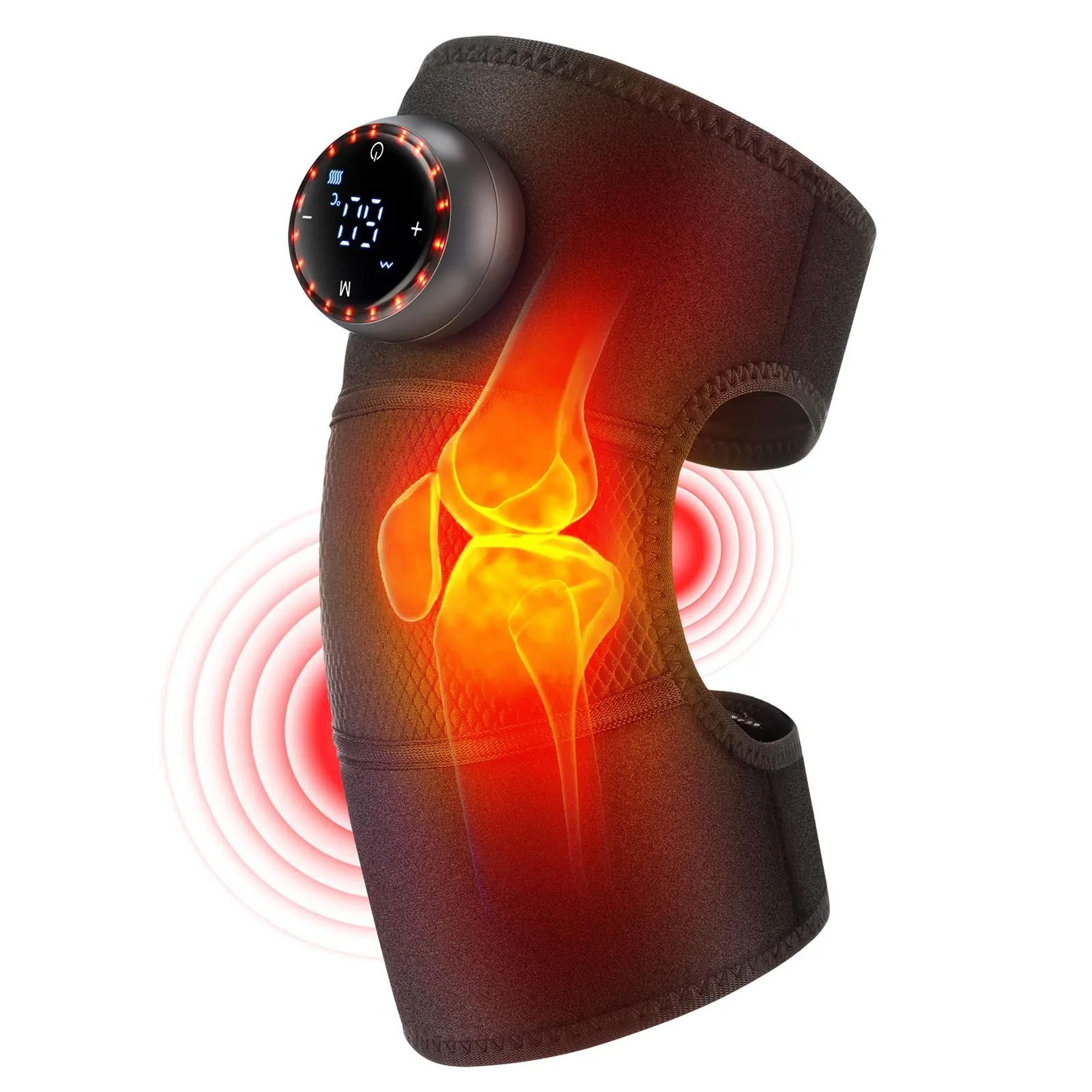 3in1 Cordless Heating Knee Pad With Massage And Adjustable Strap For Knee Shoulder And Elbow Relief 6