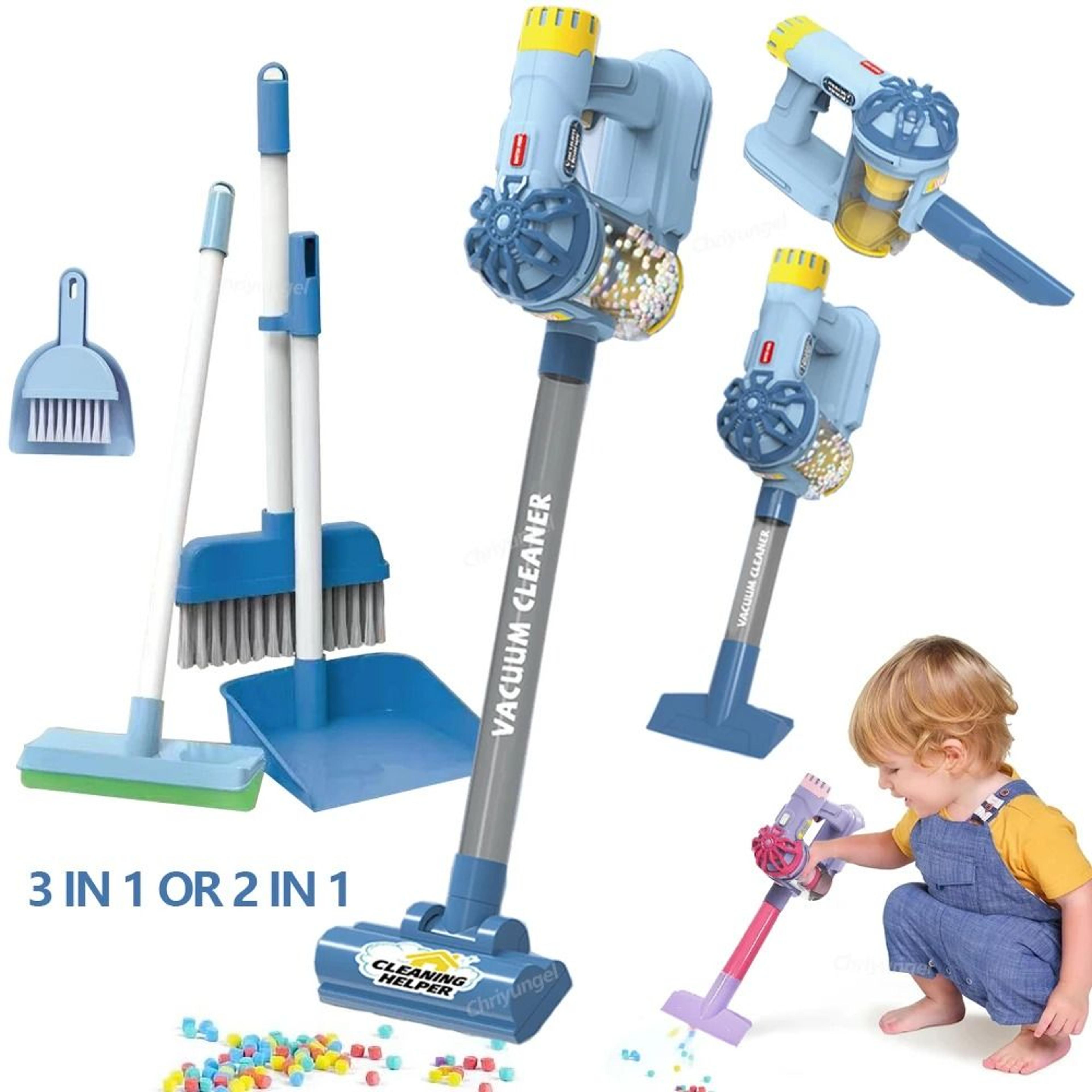 Kids Electric Vacuum Cleaner Play Set Educational Role Play Toy For Toddlers 1