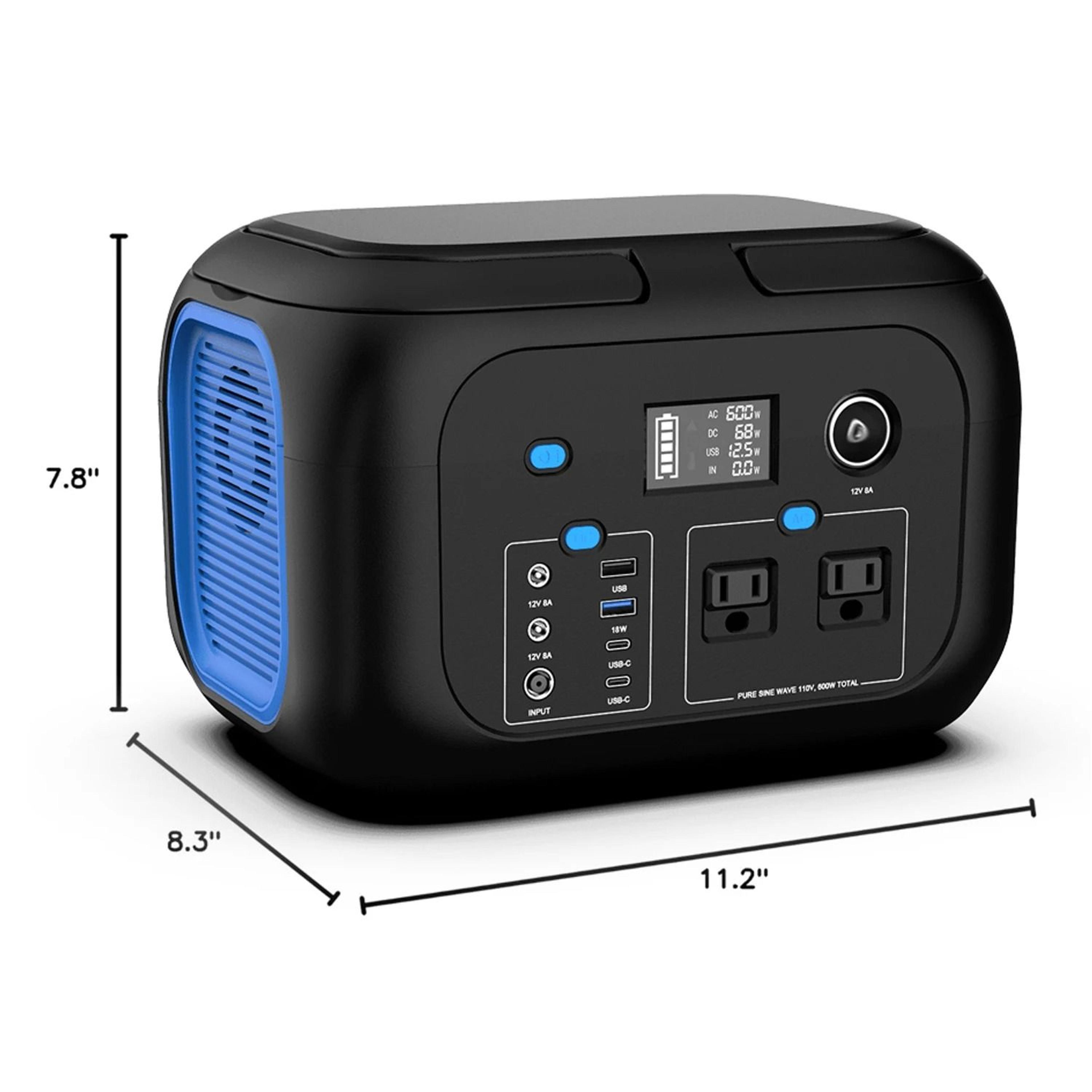 Portable Power Station With AC Outlets And Solar Charging For Camping Travel And Home Backup 120W   10
