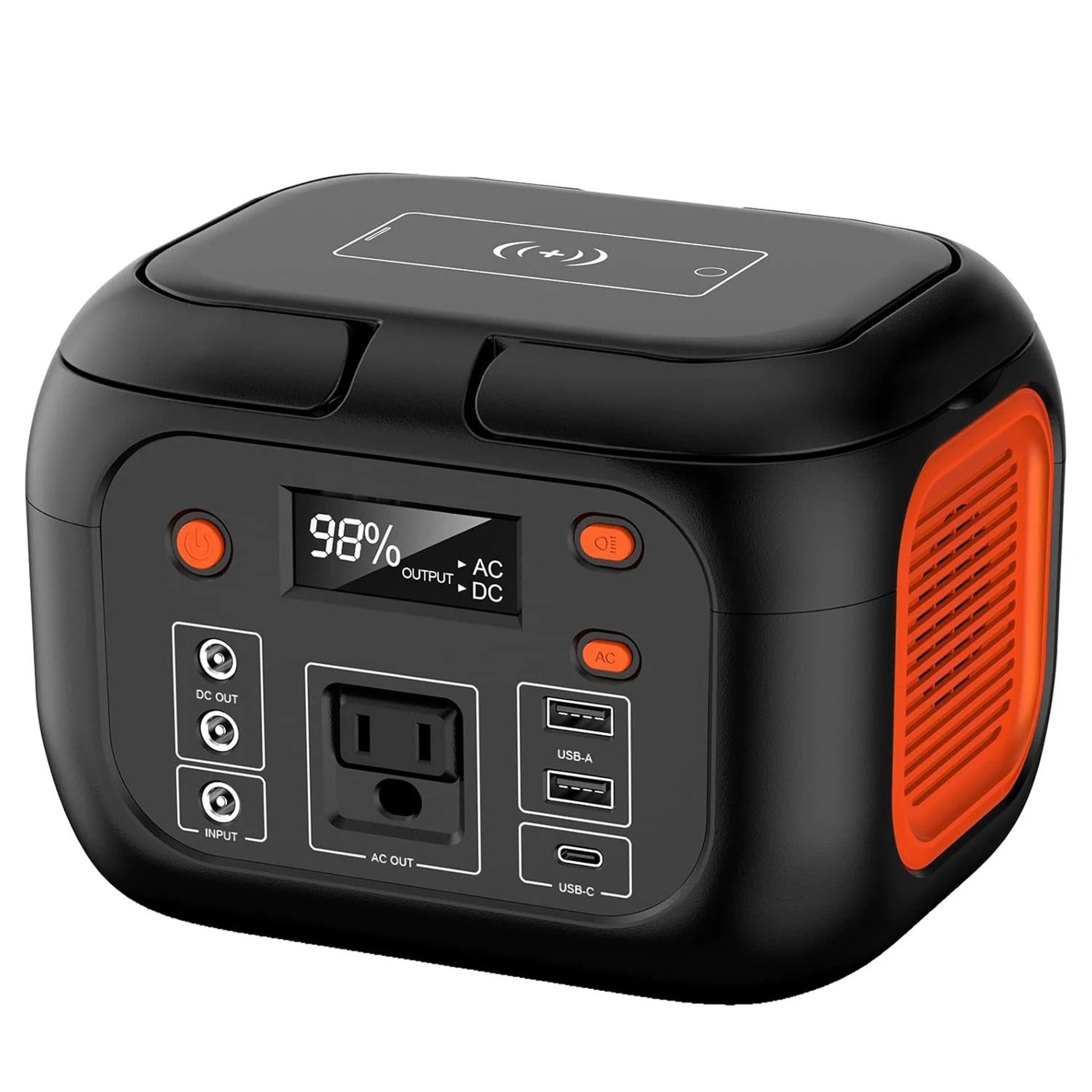 Portable Power Station With AC Outlets And Solar Charging For Camping Travel And Home Backup 120W   11