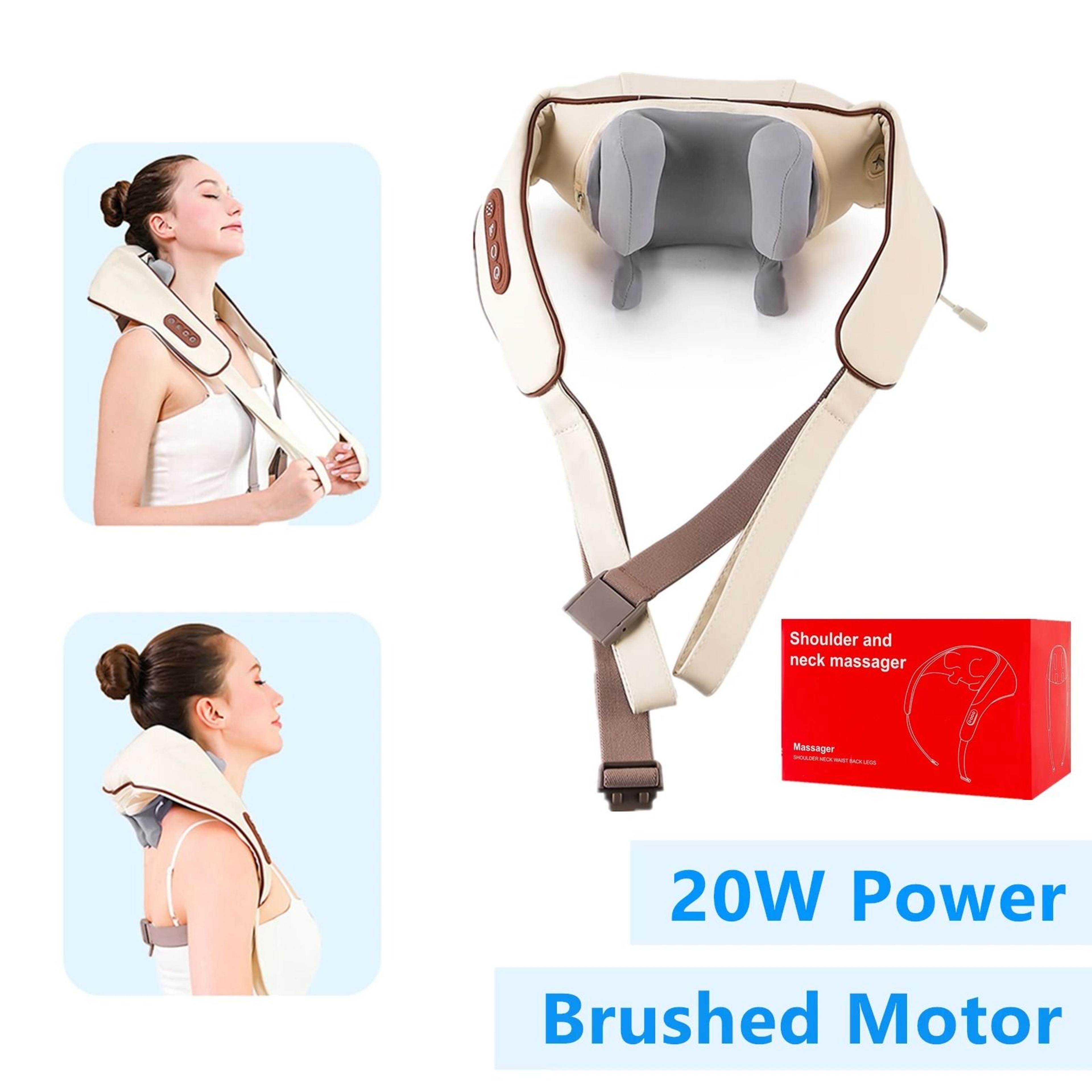 Wireless Neck And Shoulder Massager With Brushless Motor And Heat Therapy 14
