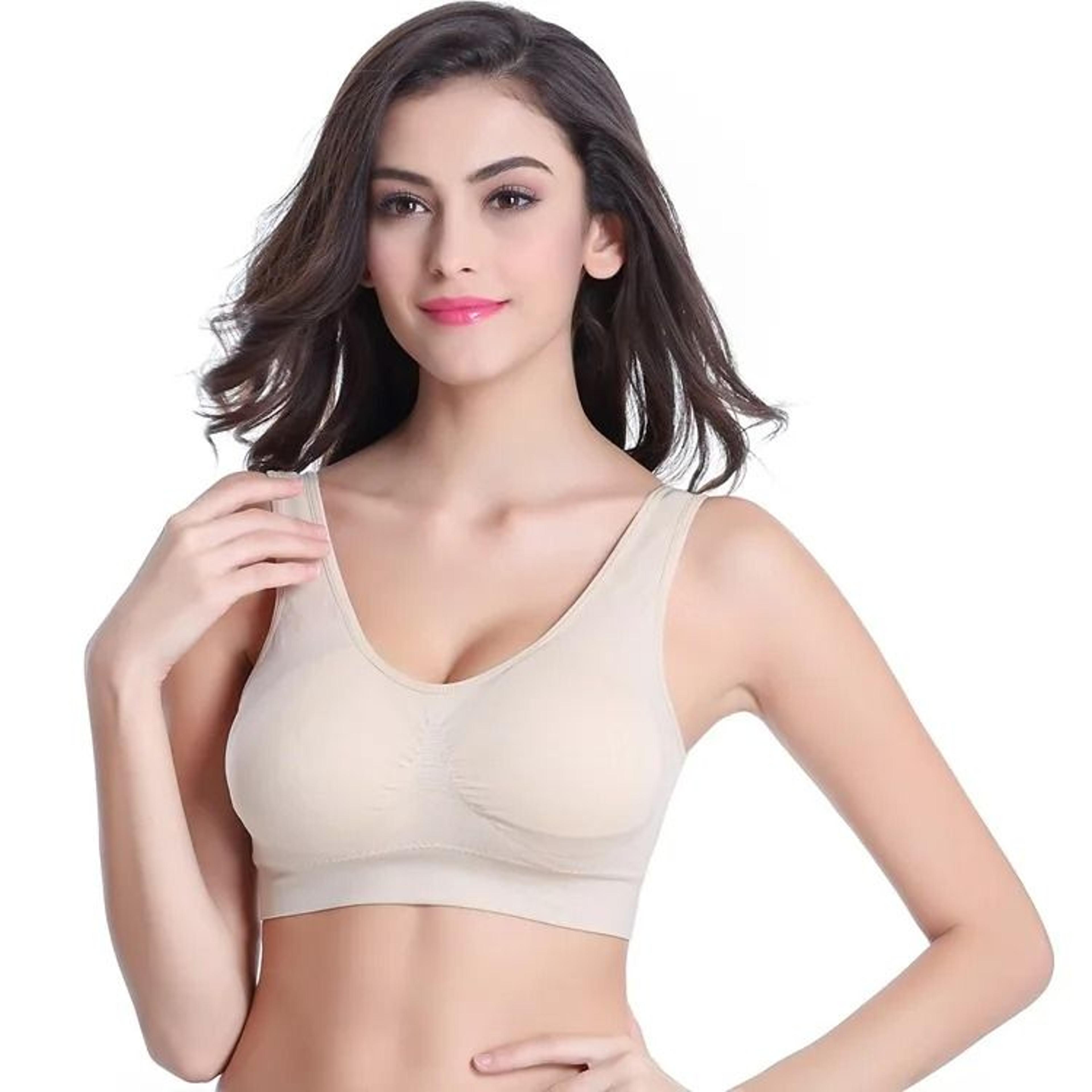 Seamless Padded Sports Bra For Women Running Yoga Workout Gym Fitness Top 10