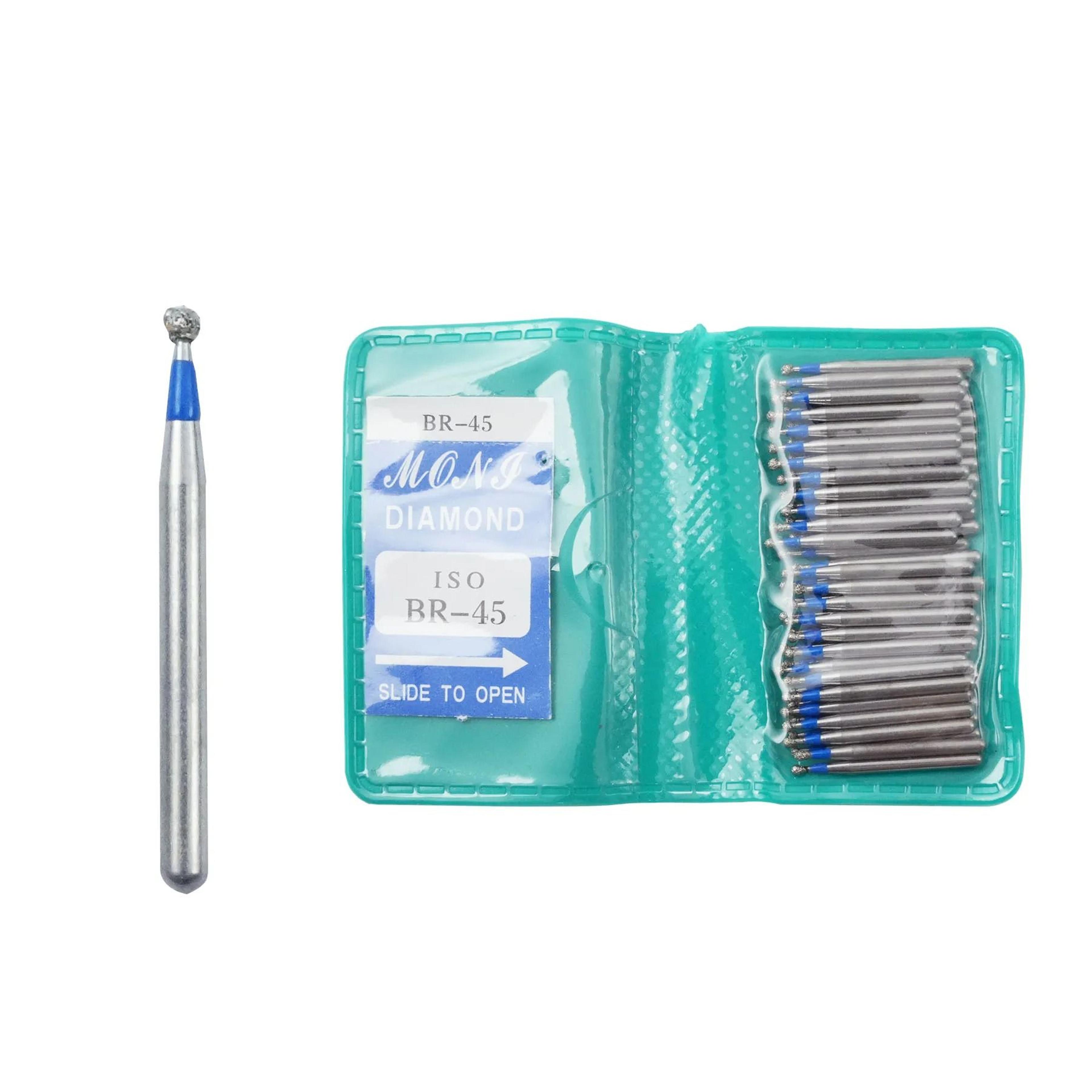 50 Piece Dental Diamond Burs Set High Speed Polishing And Smoothing Drill Tools 6