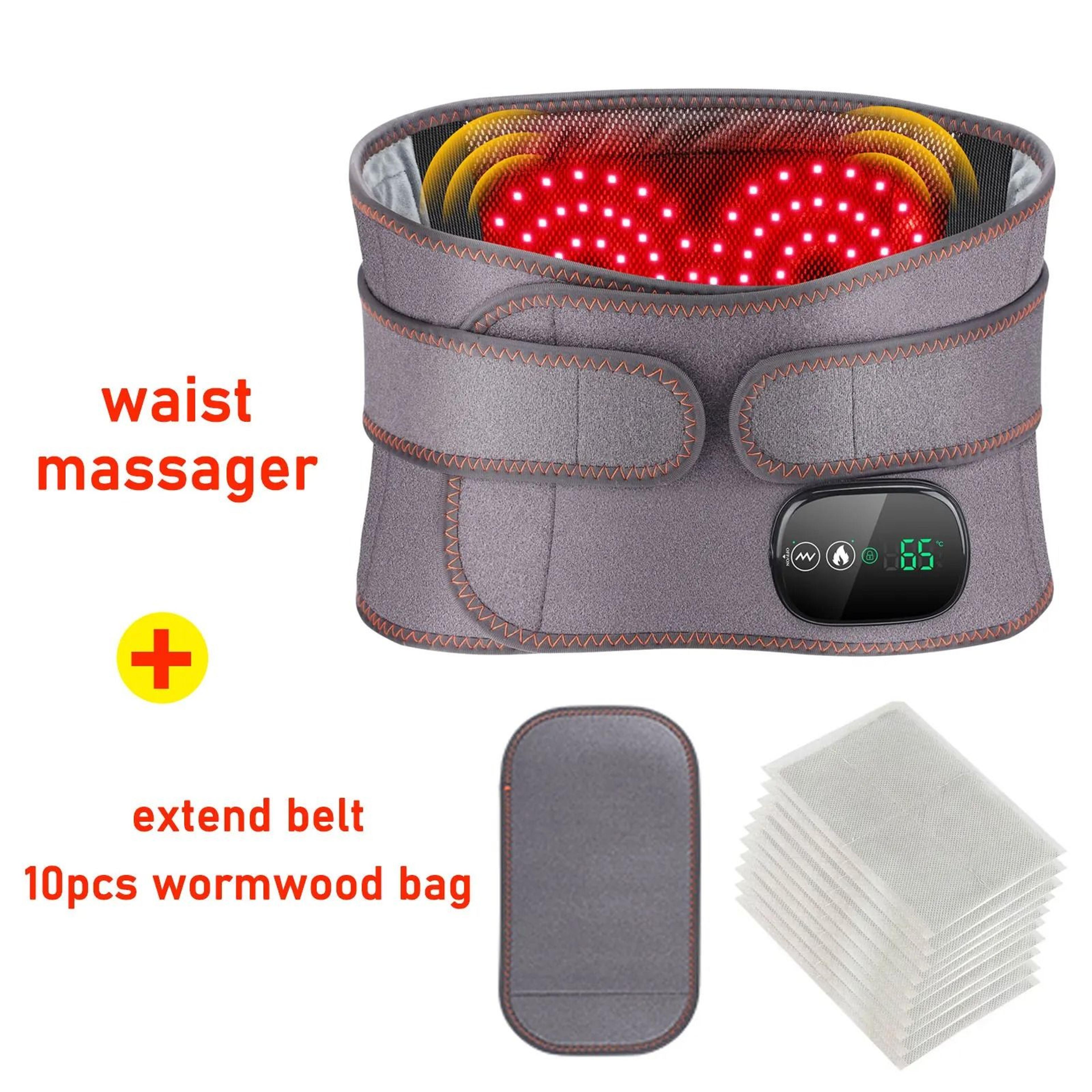 Electric Heating Waist Massager Belt With Vibration And Hot Compress Therapy 10