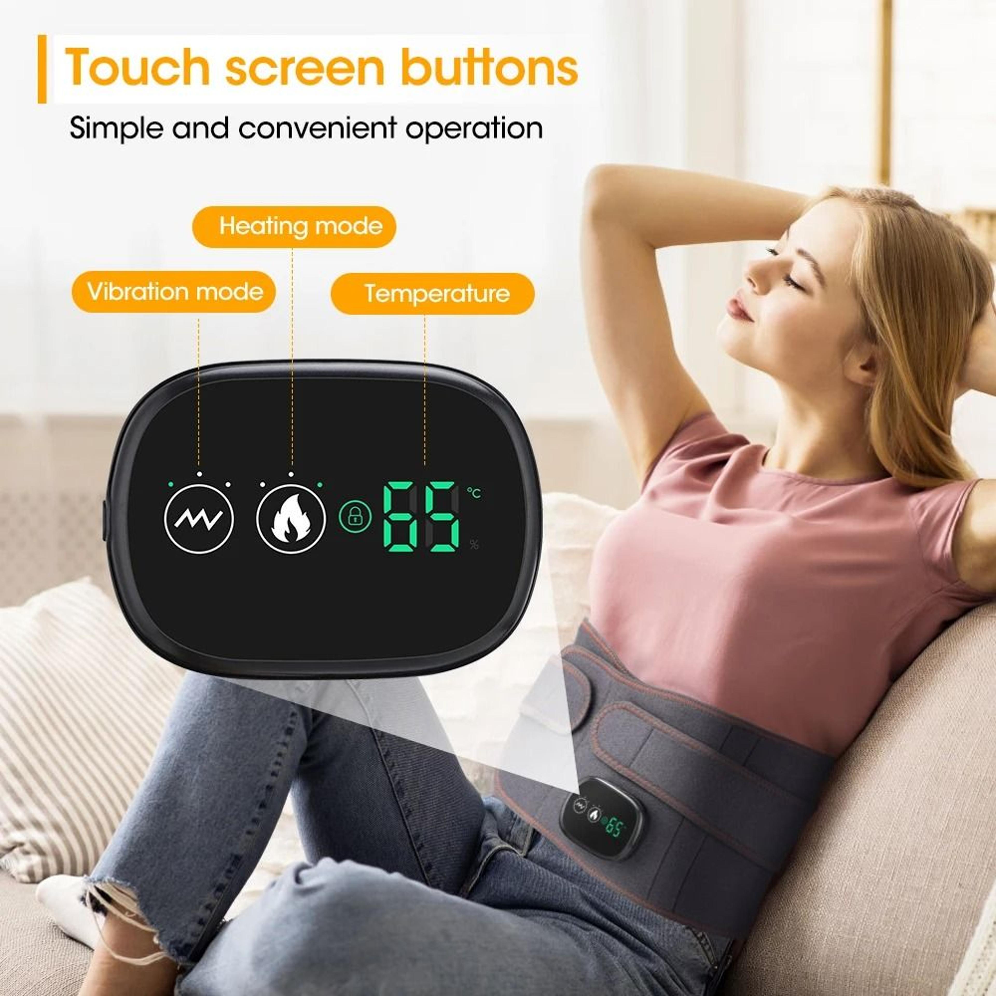 Electric Heating Waist Massager Belt With Vibration And Hot Compress Therapy 6