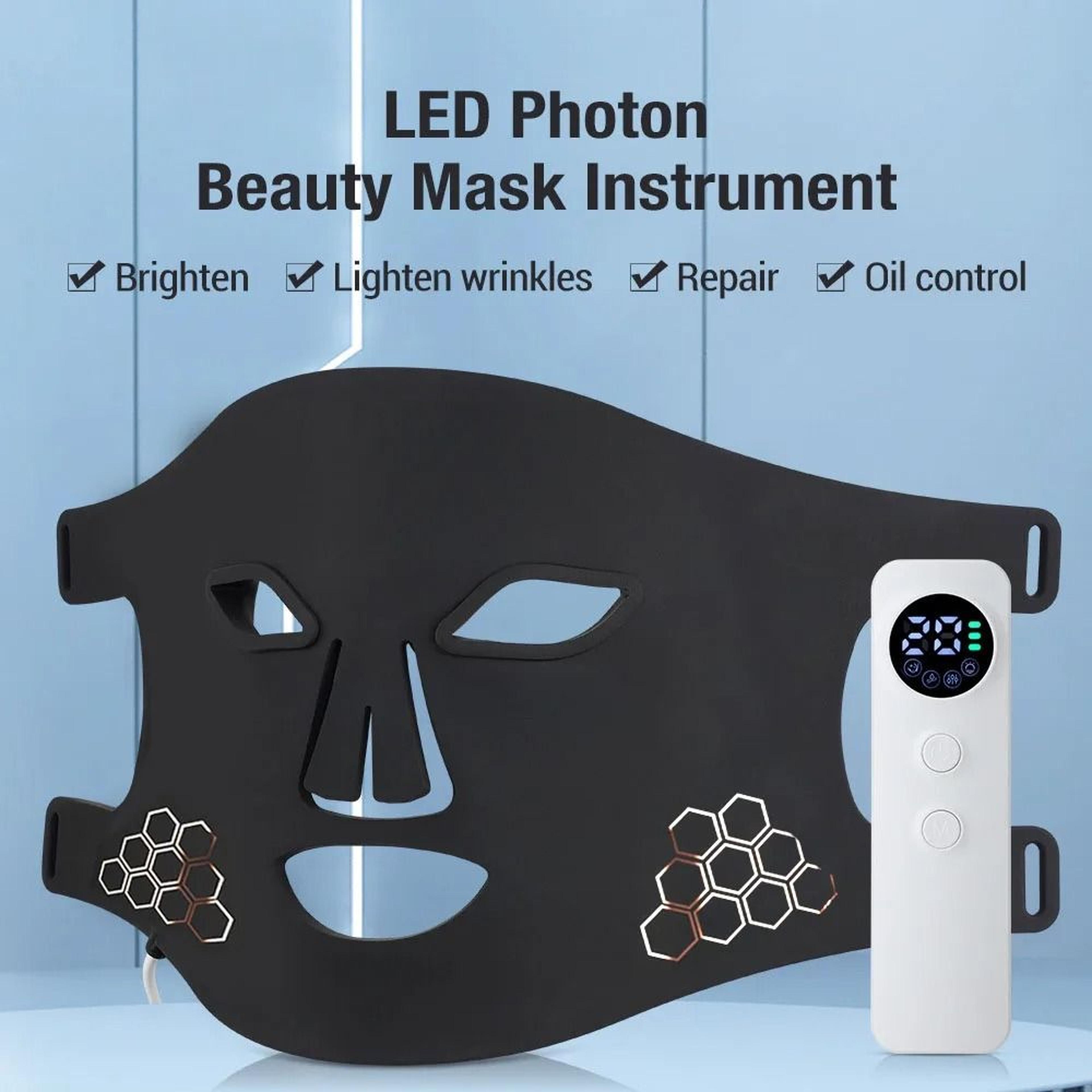 led red light therapy mask for skin rejuvenation and anti aging care