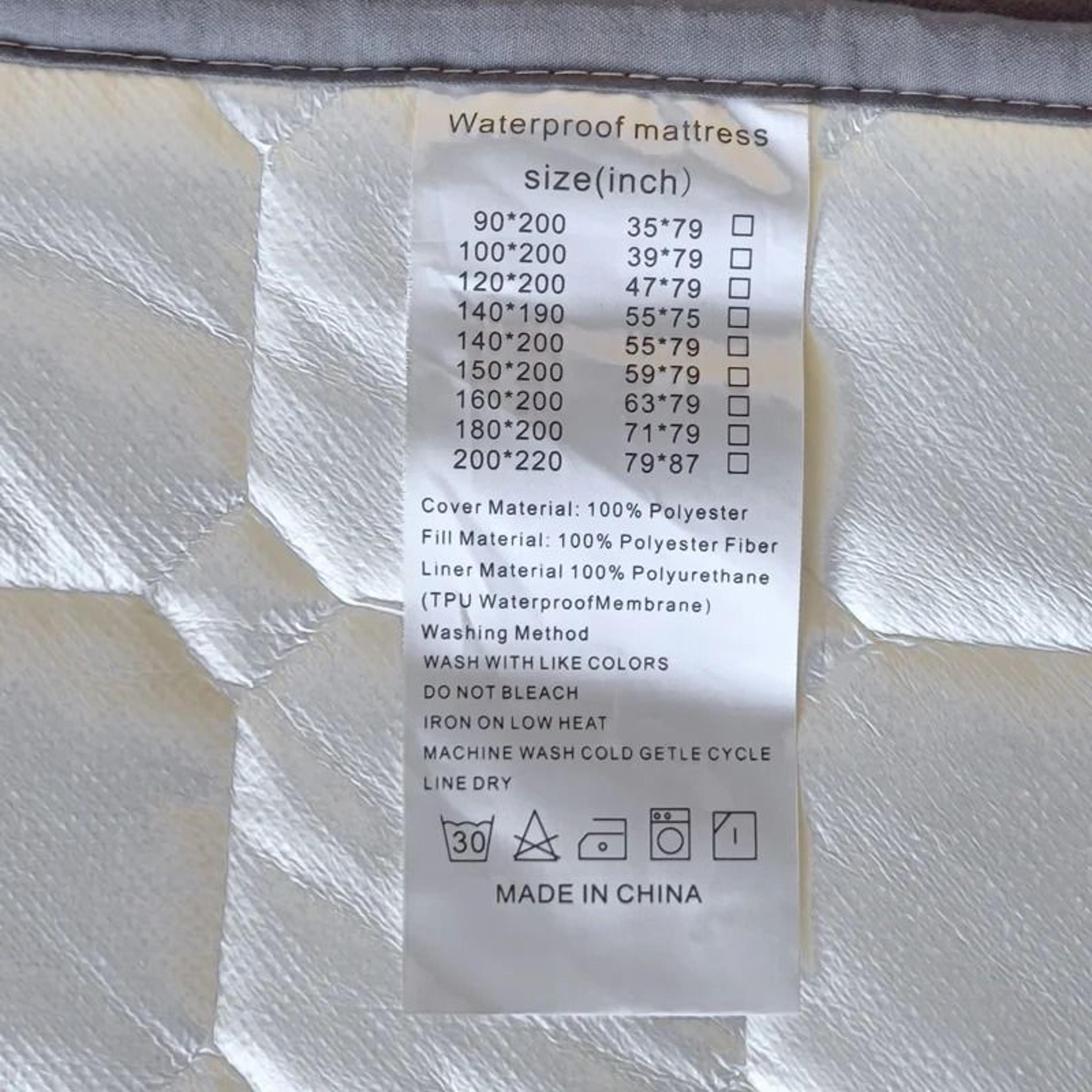 Waterproof Quilted Mattress Protector Cover For Single And Double Beds 5