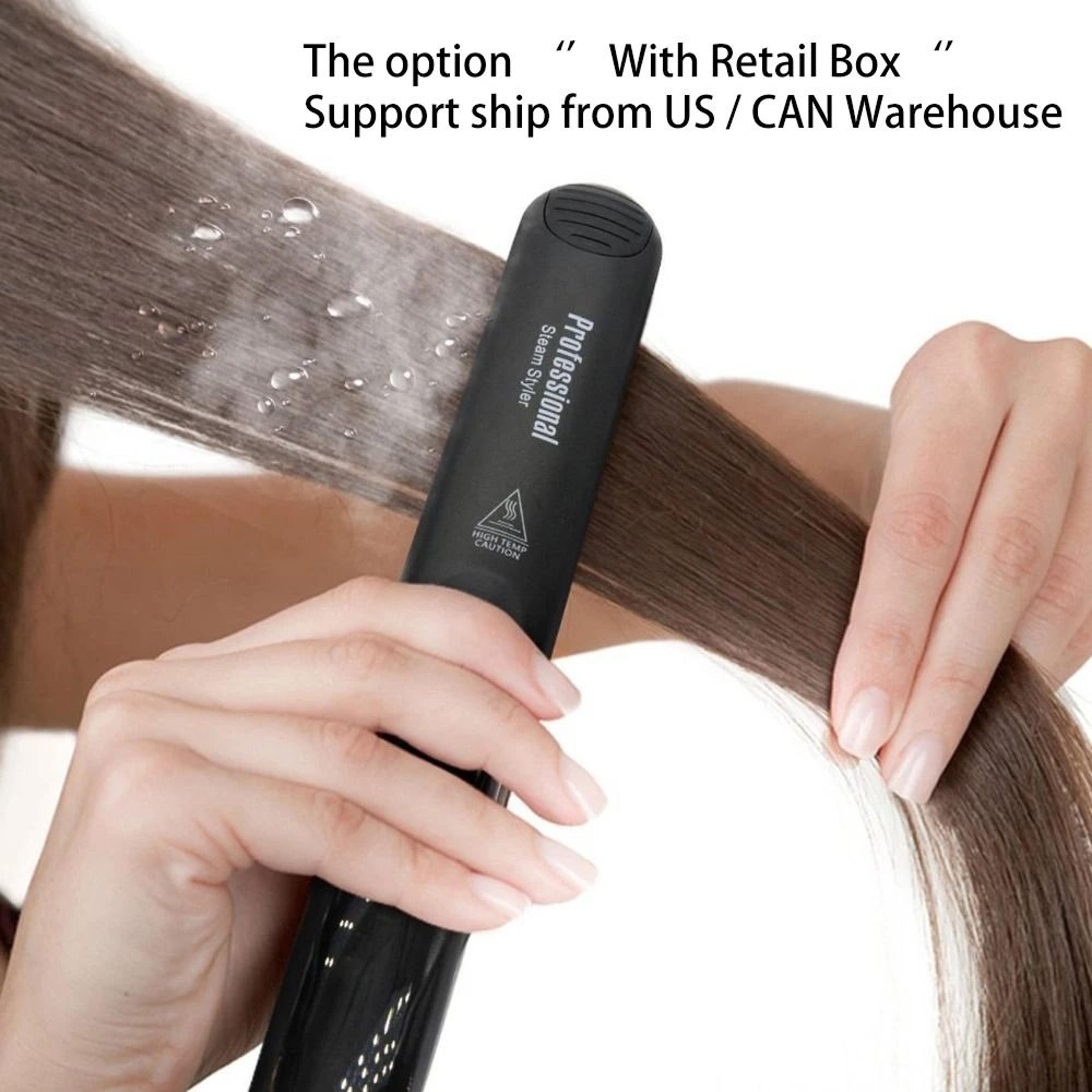 Steam Hair Straightener Professional Ceramic Vapor Flat Iron With Argan Oil Treatment 2
