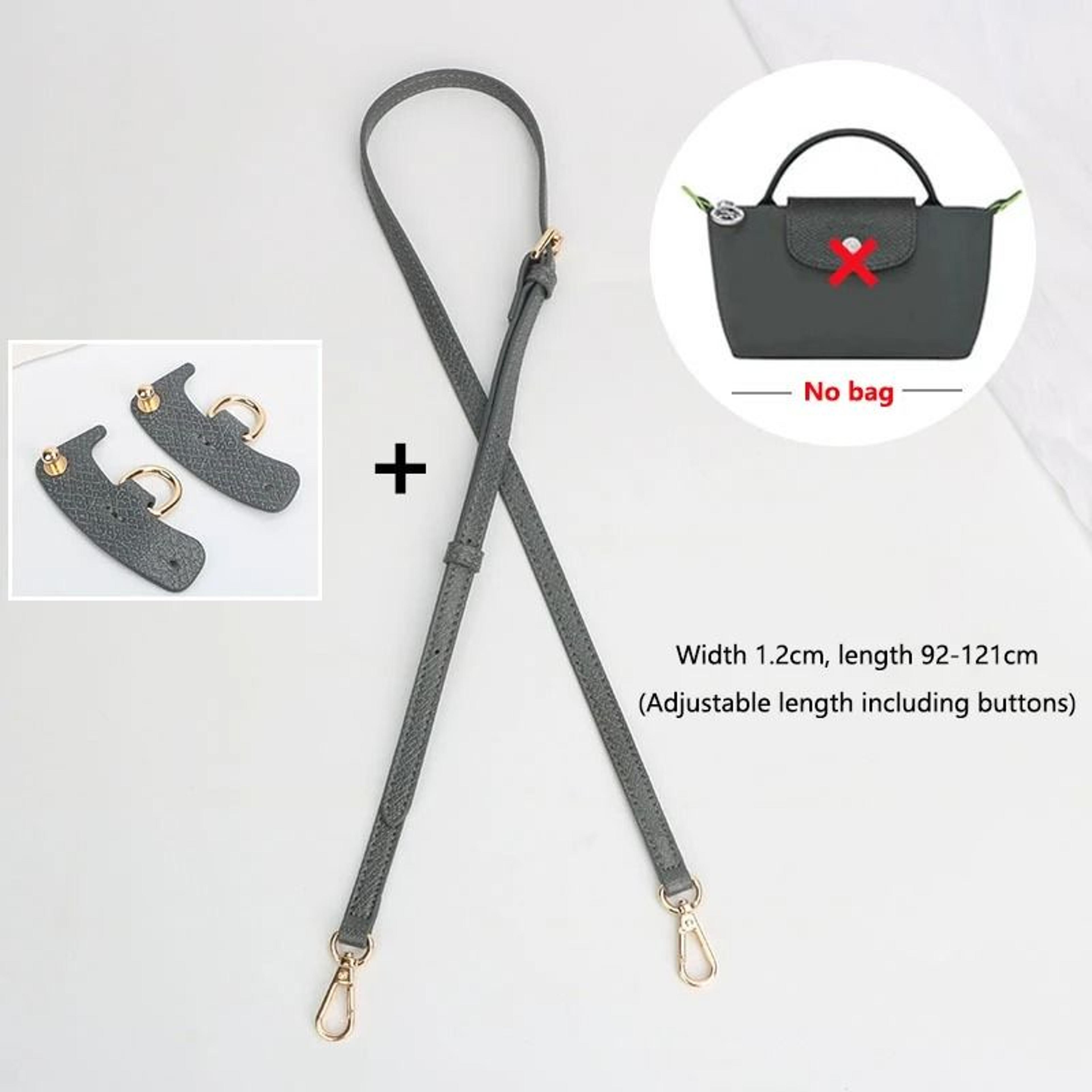 Genuine Leather Shoulder Strap Set For Longchamp Mini Bags 21