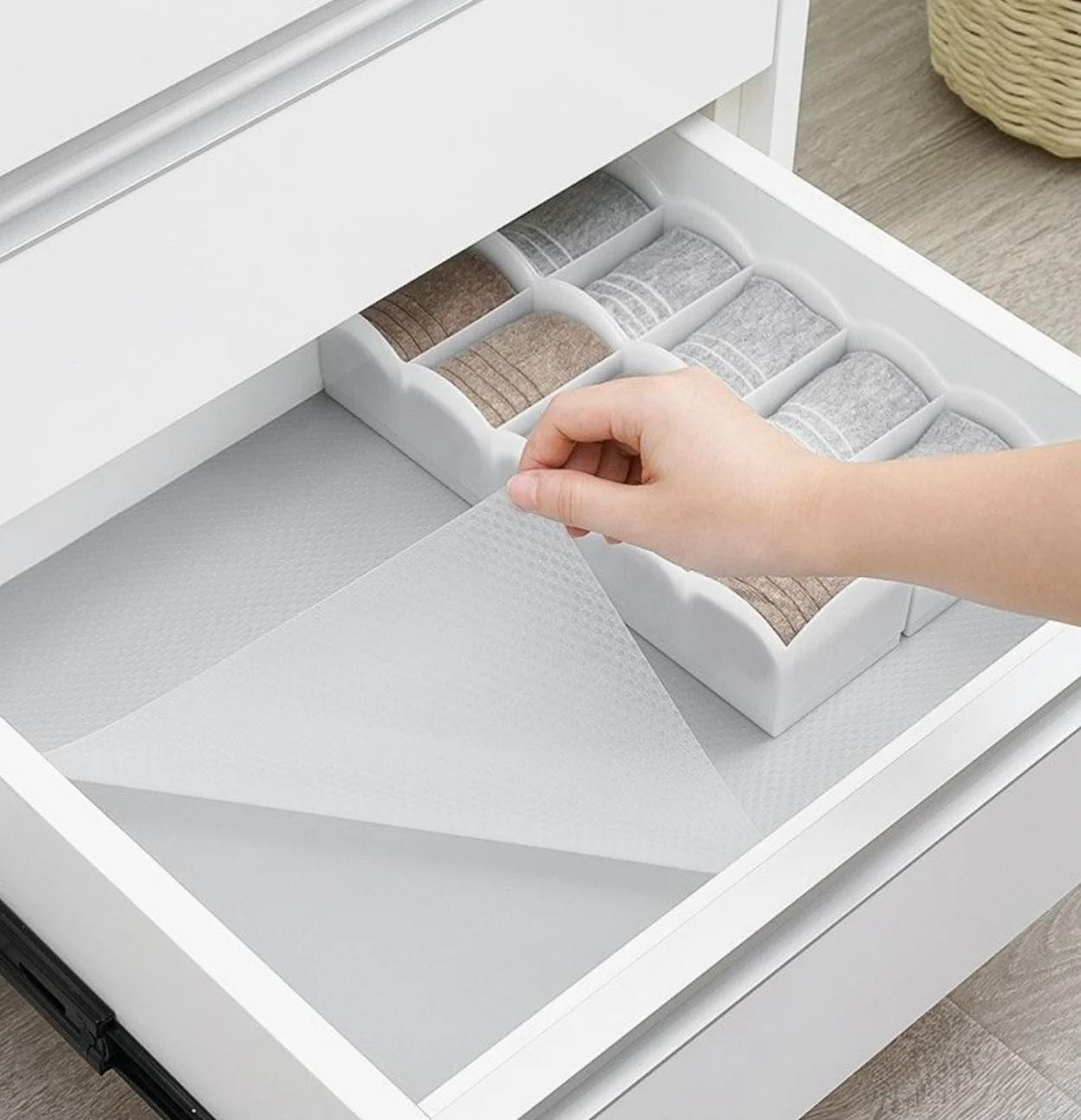 Non Slip Waterproof Drawer Mat Shelf Liner For Closets Cabinets And Tables 4